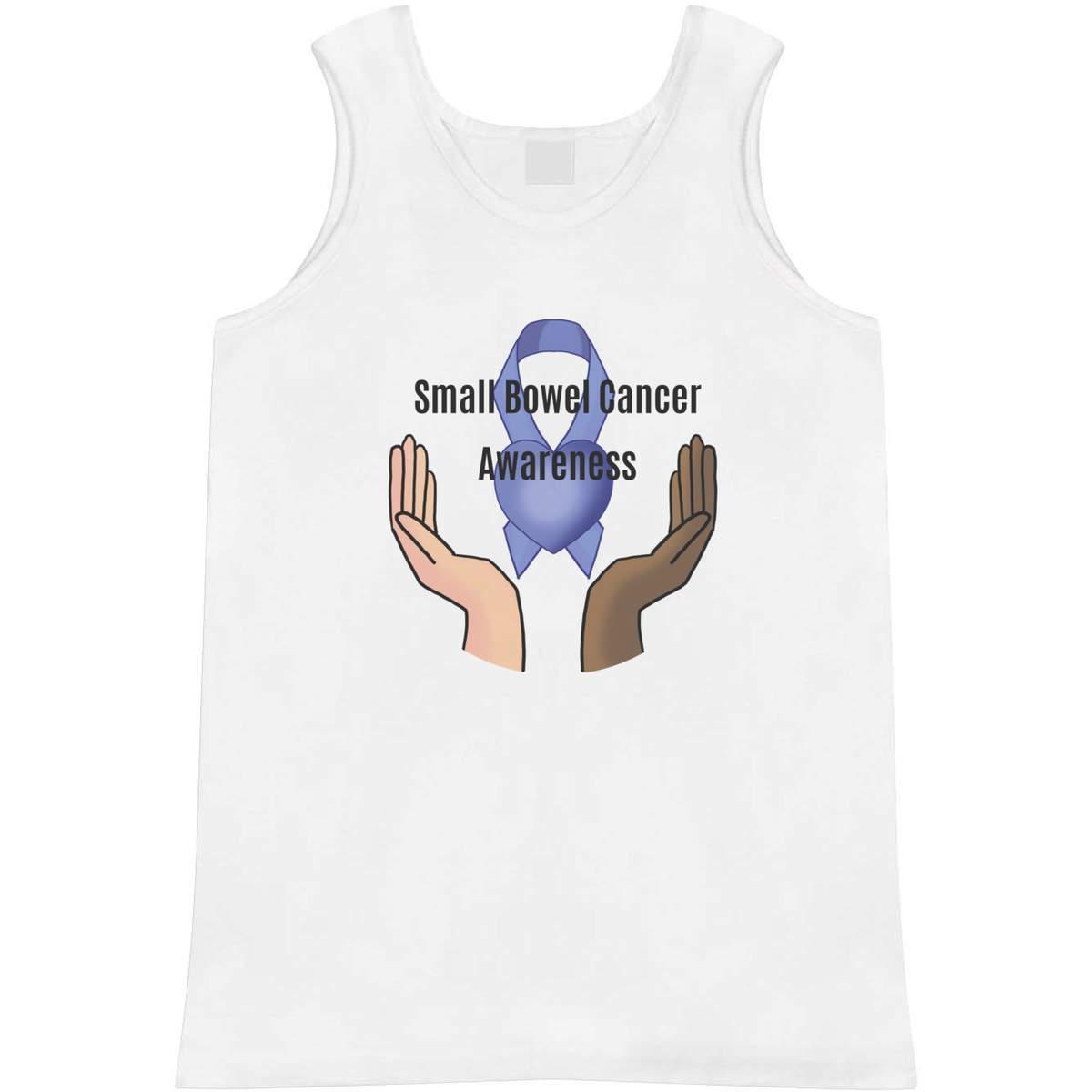 Small 'Small Bowel Cancer Awareness' Adult Vest / Tank Top (AV00150219)