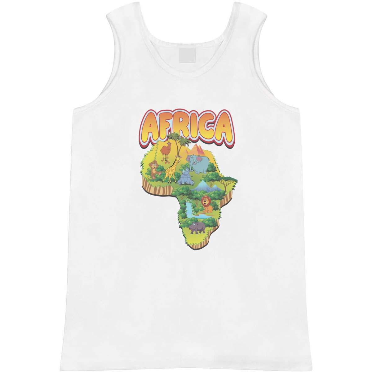 'Map of Africa' Adult Vest / Tank Top (AV053909)