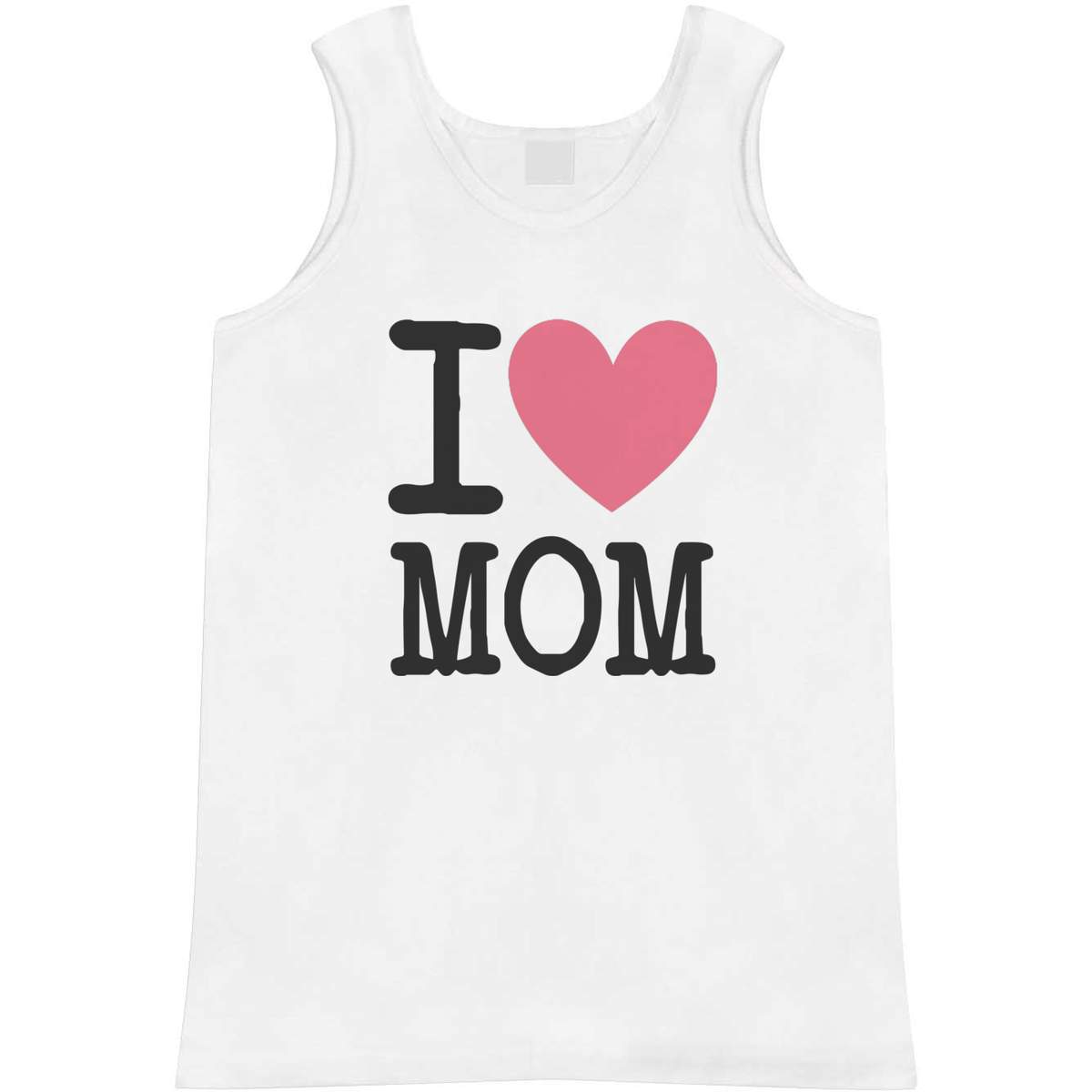 'I Love Mom' Adult Vest / Tank Top (AV054377)