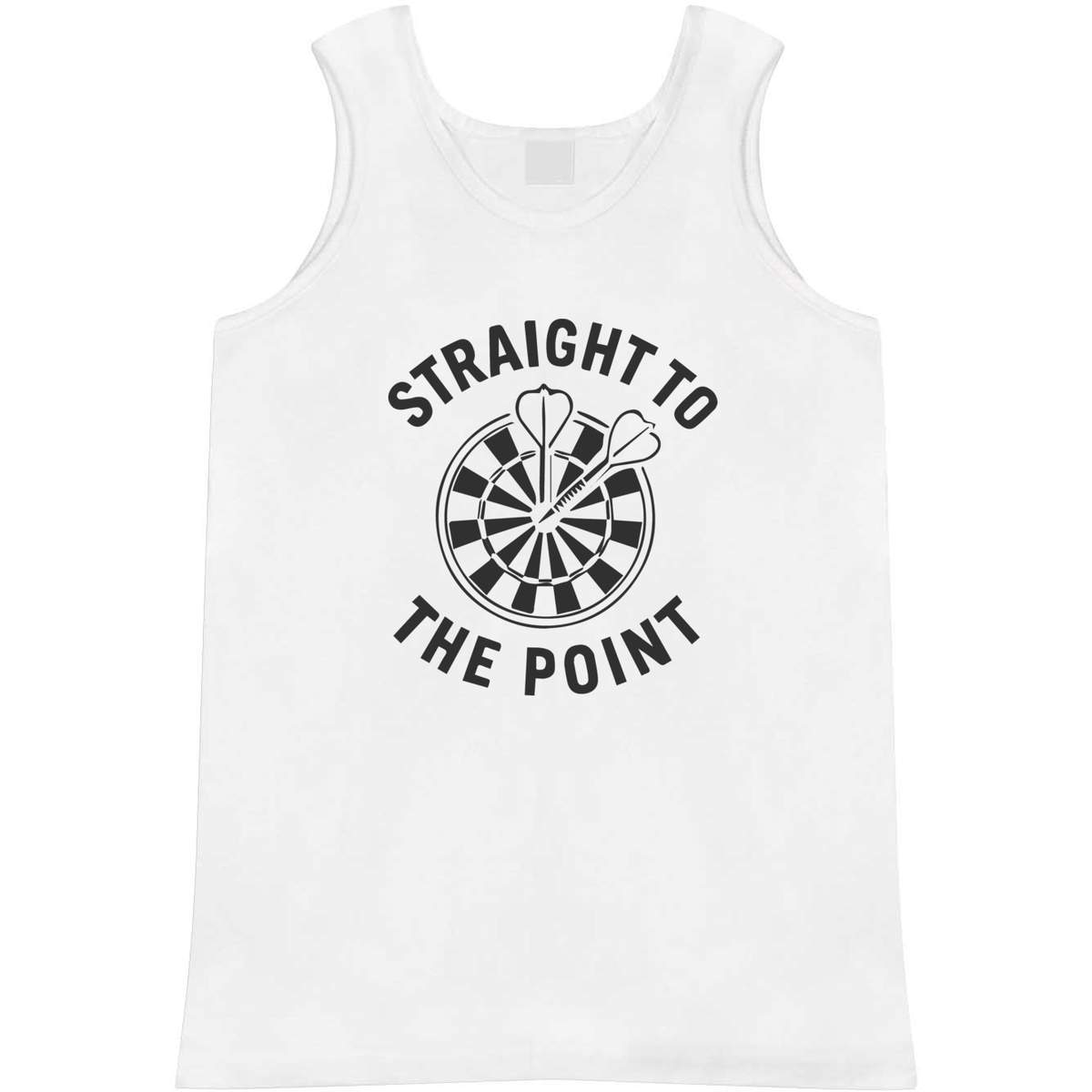 'Straight To The Point Darts' Adult Vest / Tank Top (AV054463)