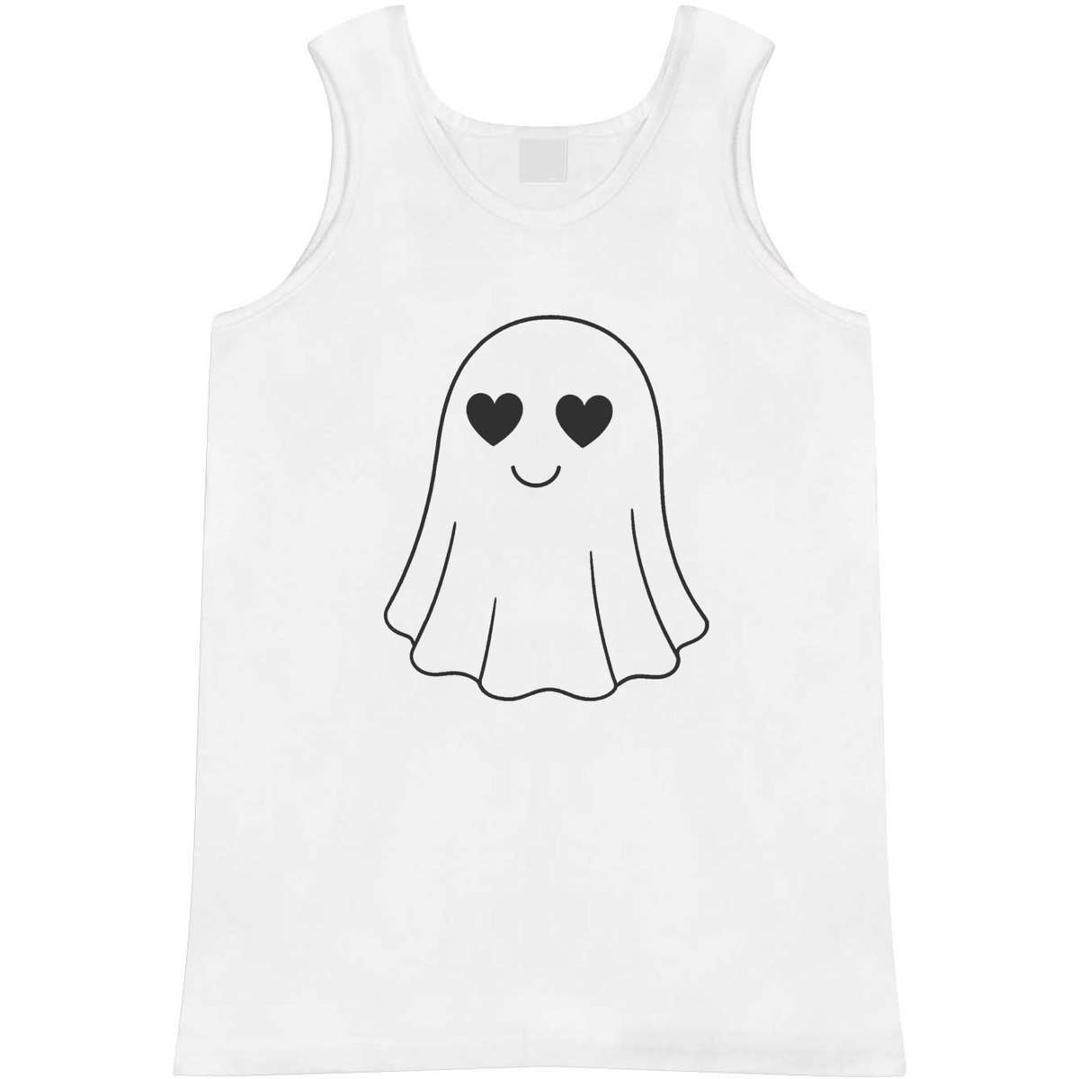 'Ghost with heart eyes' Adult Vest / Tank Top (AV055046)