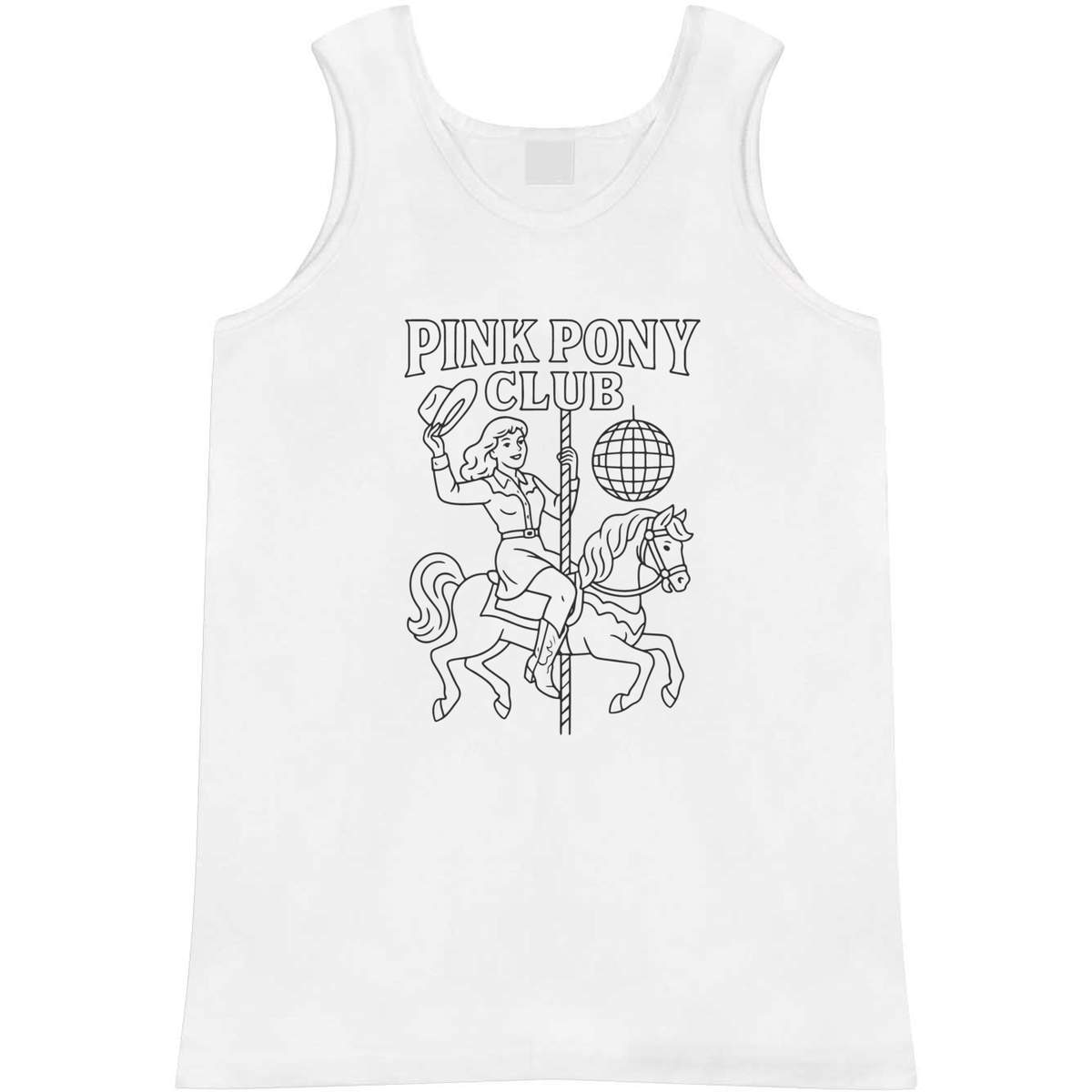 'Pink Pony Club' Adult Vest / Tank Top (AV055262)