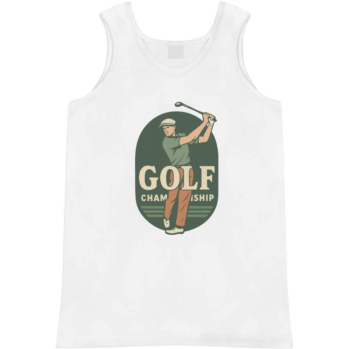 'Golf Championship' Adult Vest / Tank Top (AV055274)