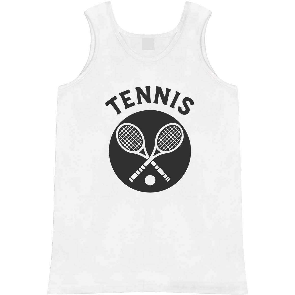 'Tennis Rackets' Adult Vest / Tank Top - Sleeveless Top for Gym, Training, Running, Sports and Summer (AV055360)