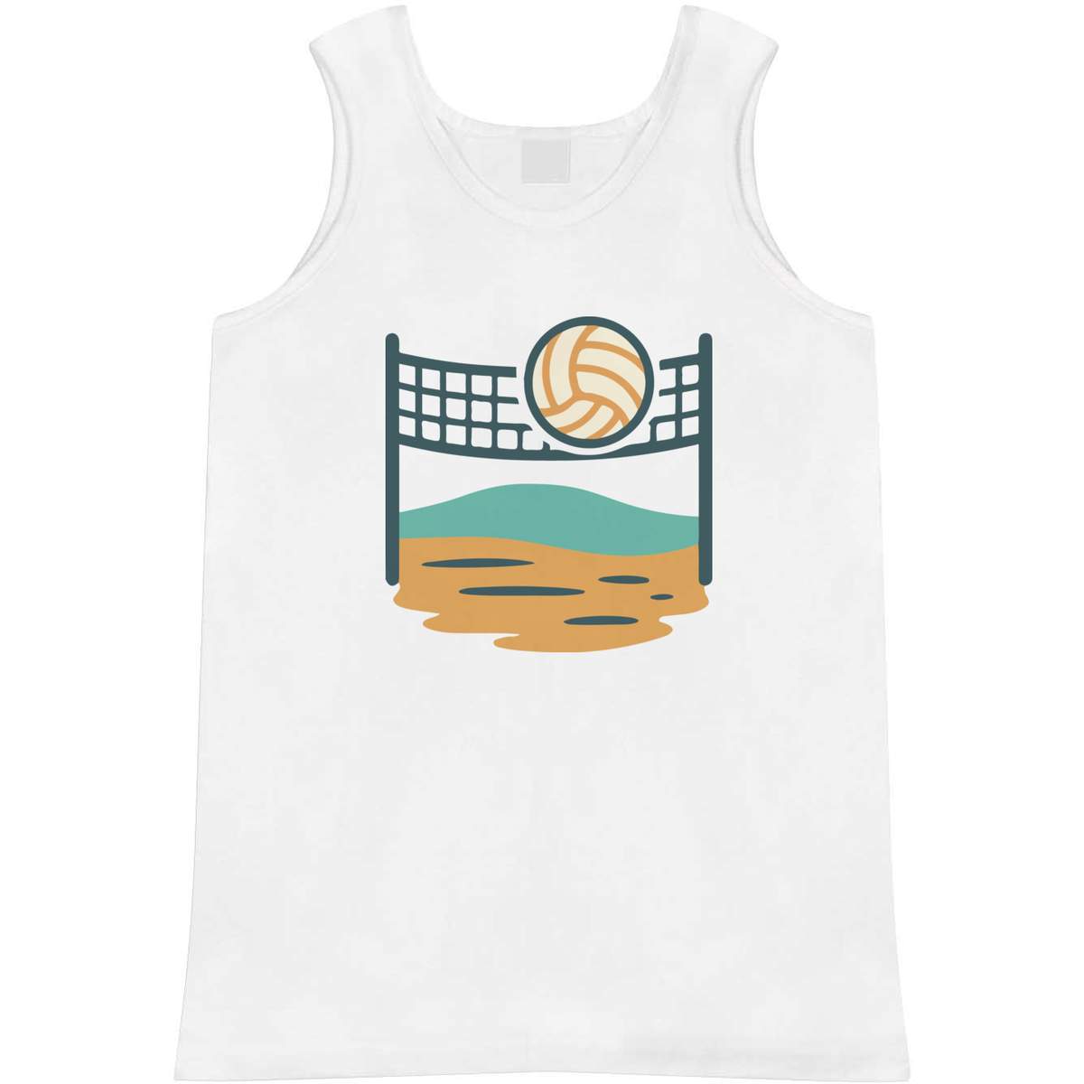 'Volleyball and Net' Adult Vest / Tank Top (AV055361)