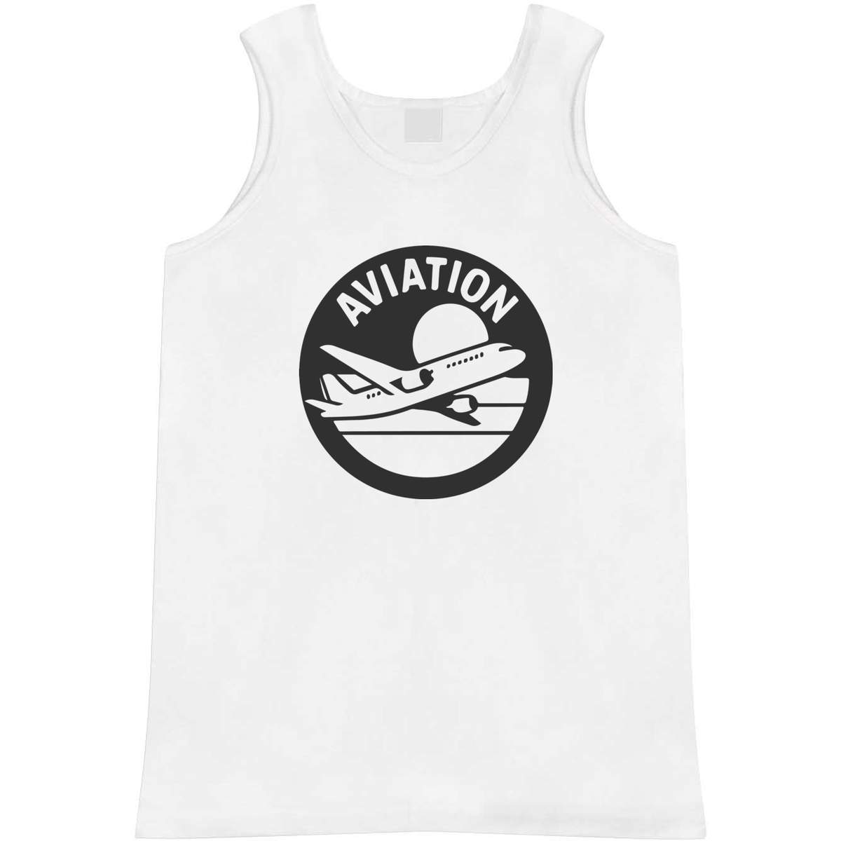 'Aviation Motif' Adult Vest / Tank Top (AV055748)