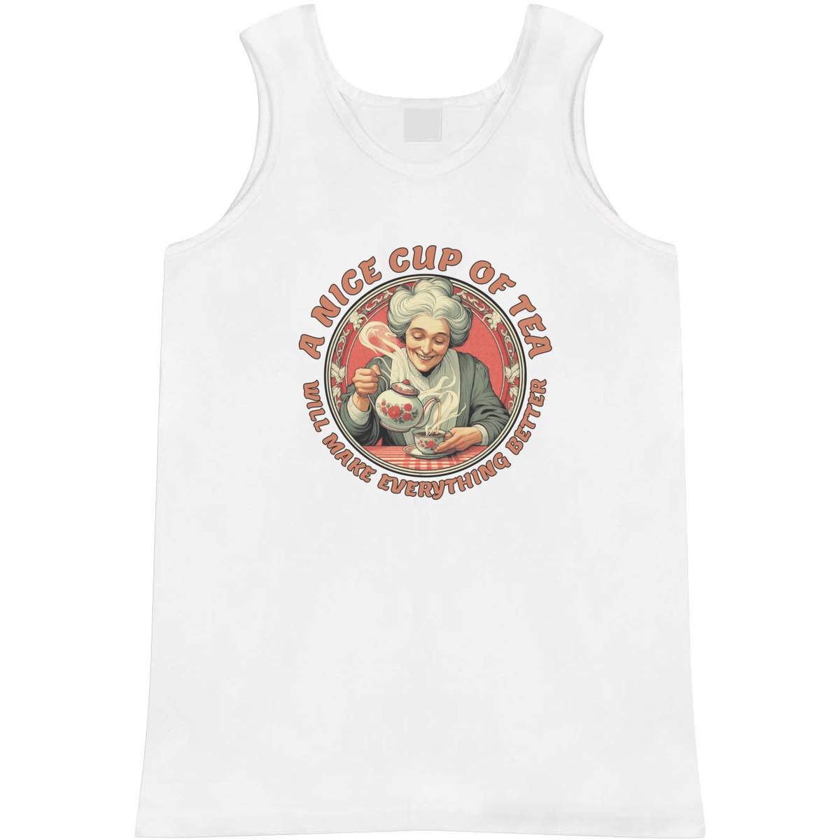 'A Nice Cup Of Tea' Adult Vest / Tank Top (AV055868)