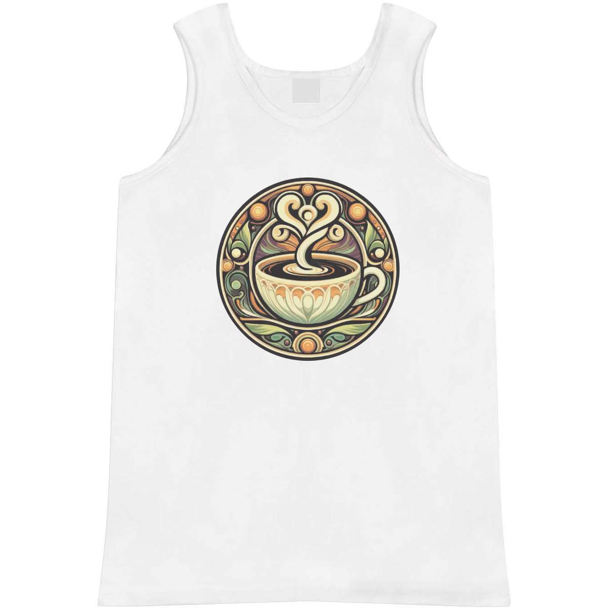 'Art Nouveau Coffee Cup' Adult Vest / Tank Top (AV055869)