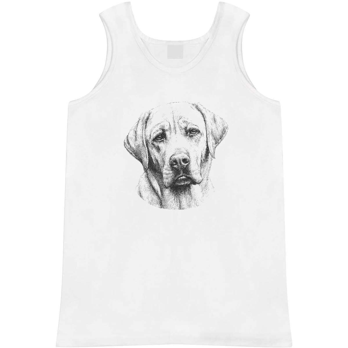'Labrador Retriever Dog Portrait' Adult Vest / Tank Top (AV056278)