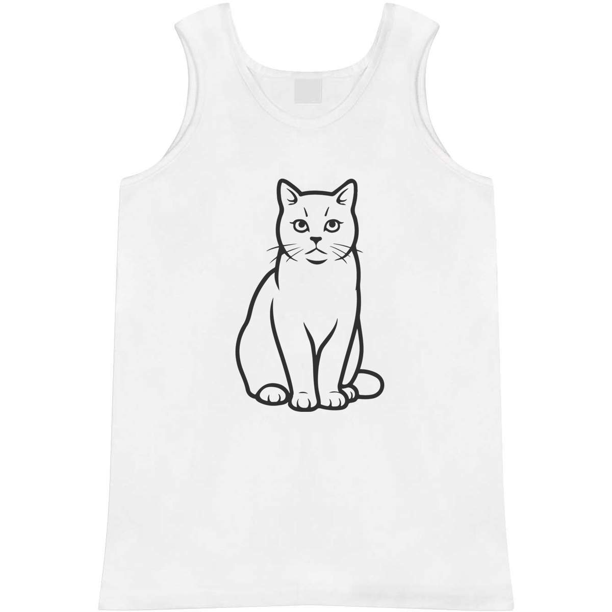 'Alert British Shorthair Cat' Adult Vest / Tank Top (AV056659)