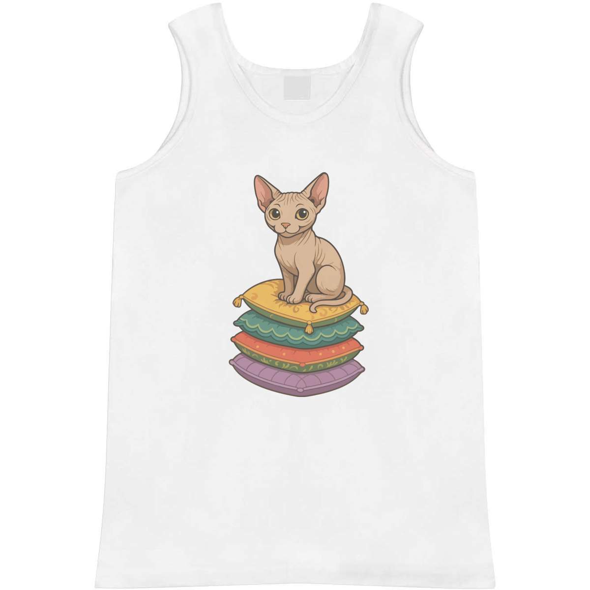 'Relaxed Sphinx Cat' Adult Vest / Tank Top (AV056714)