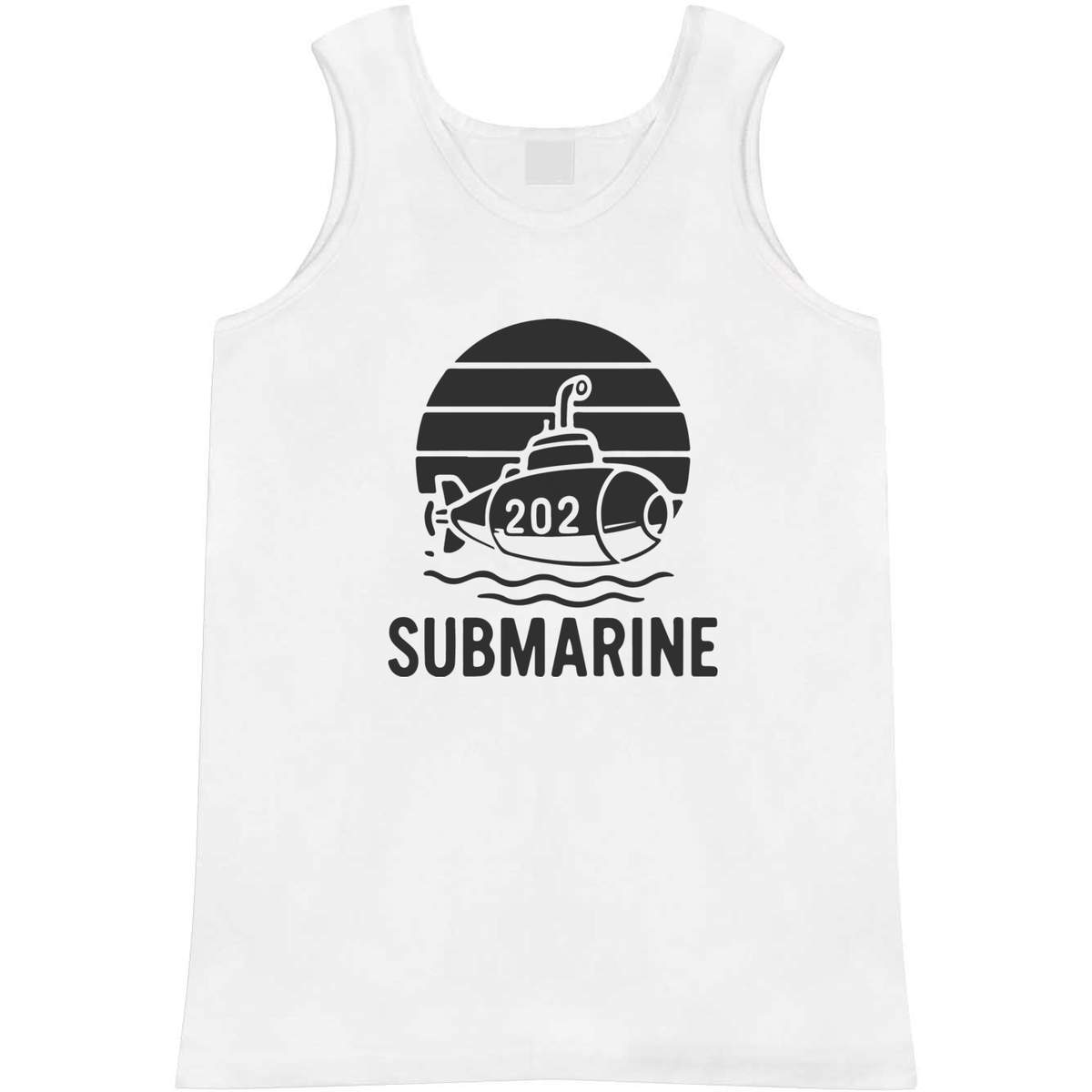 'Submarine Motif' Adult Vest / Tank Top (AV056968)
