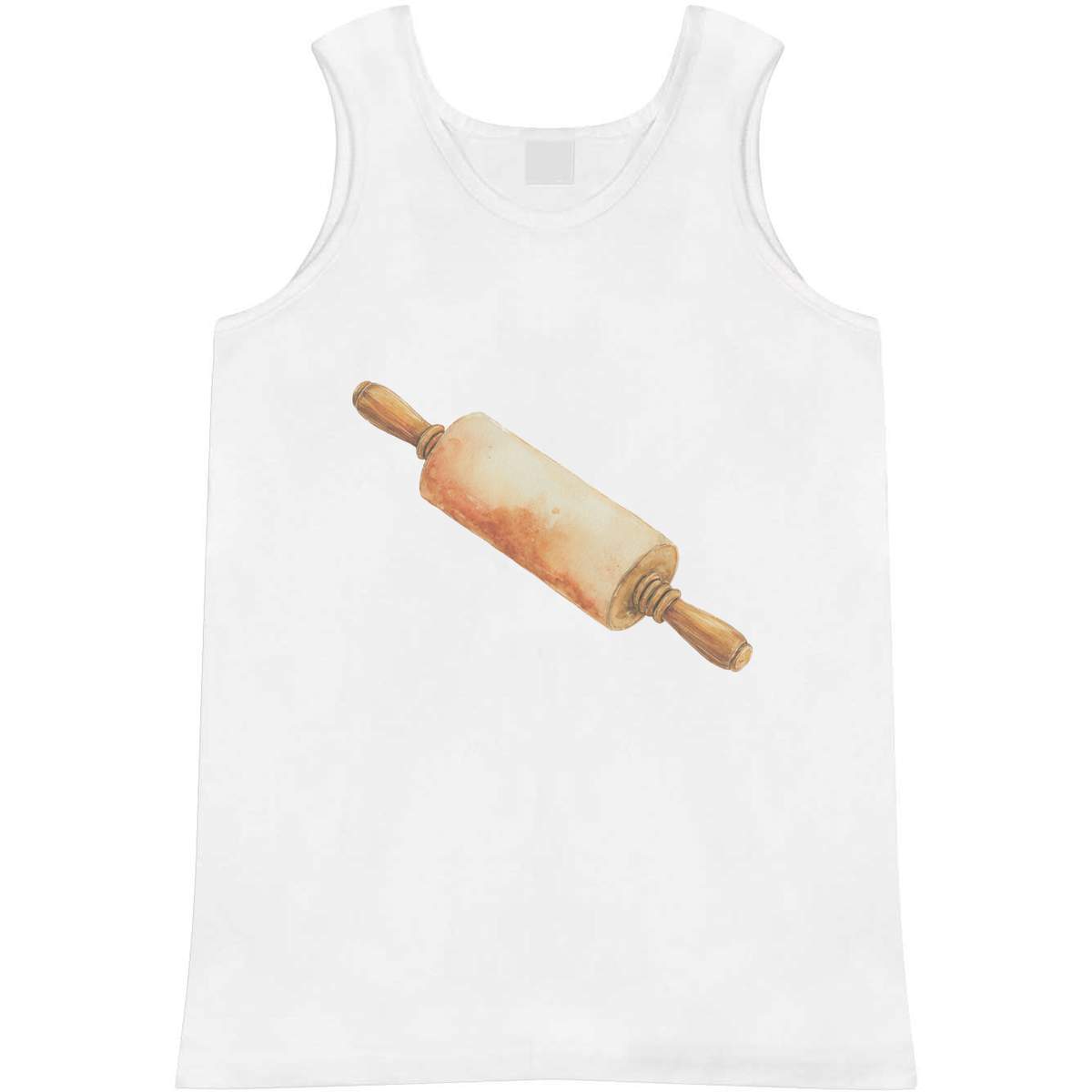 'Wooden Rolling Pin' Adult Vest / Tank Top (AV057049)