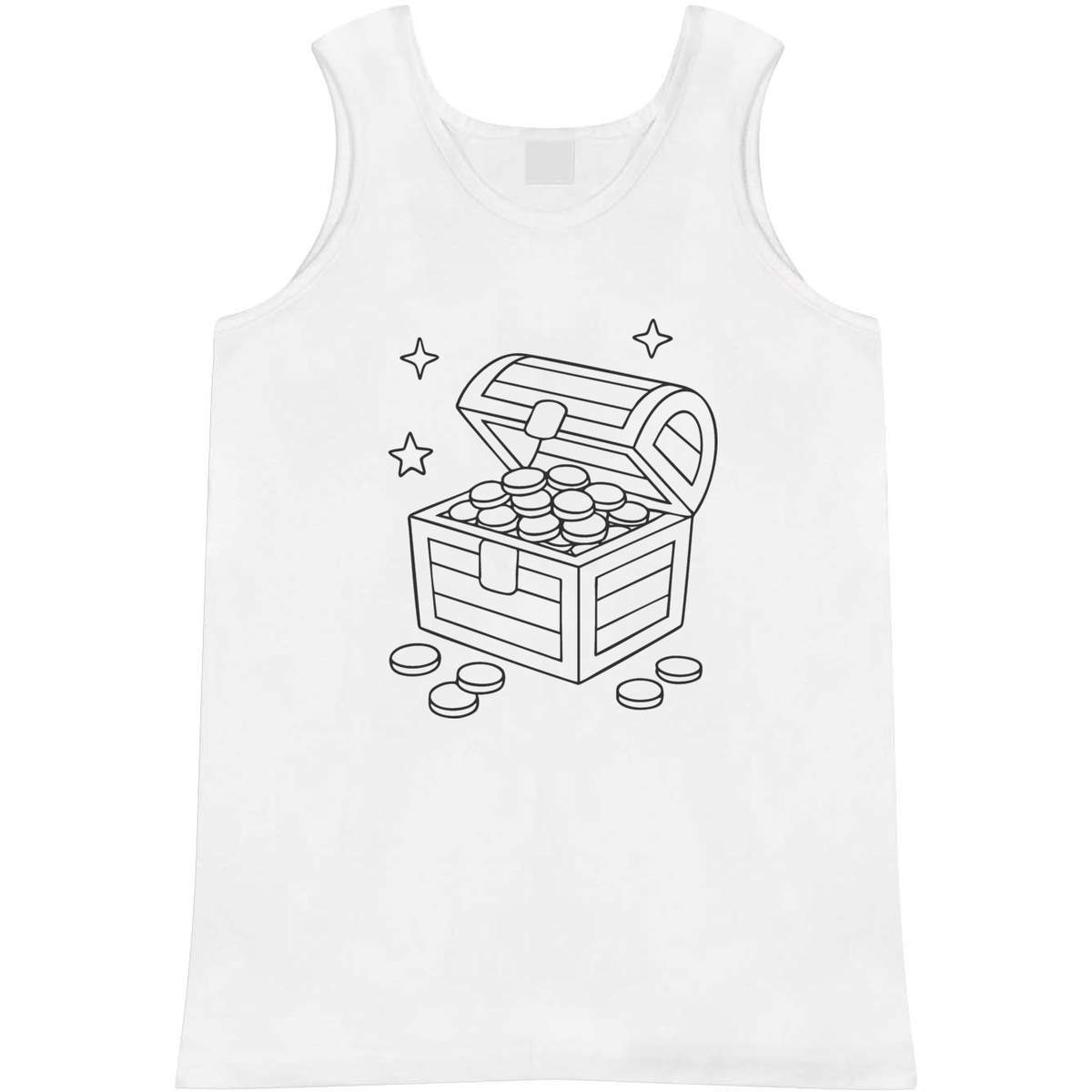 'Pirate Treasure Chest' Adult Vest / Tank Top (AV057512)
