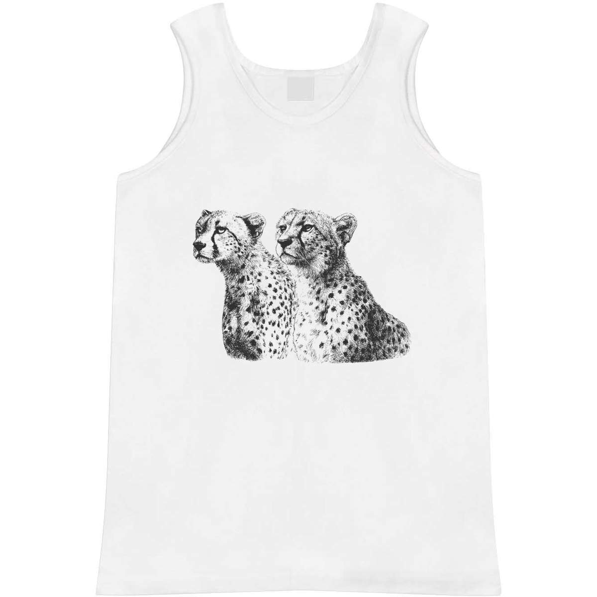 'Two Cheetahs Portrait ' Adult Vest / Tank Top (AV058264)