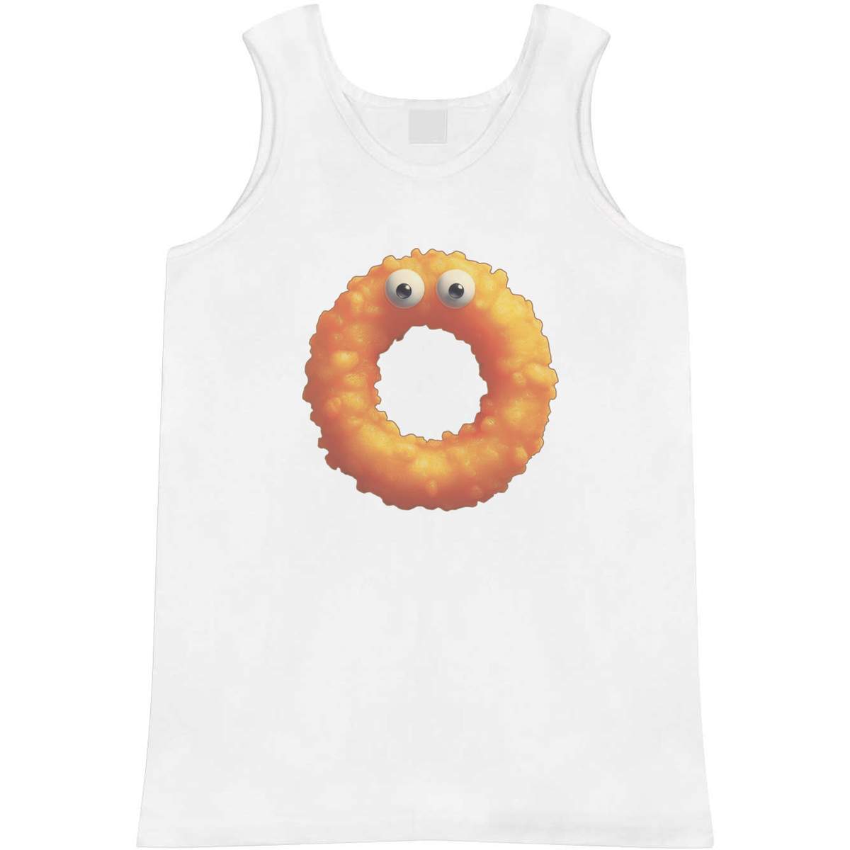 'Funny Fried Onion Ring' Adult Vest / Tank Top - Sleeveless Top for Gym, Training, Running, Sports and Summer (AV059095)