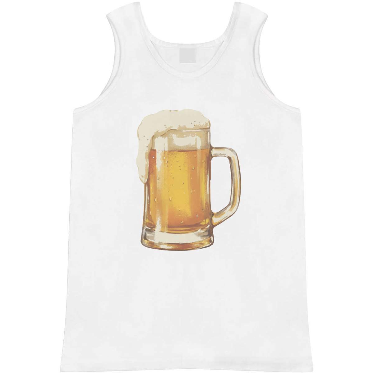 'Mug Of Beer' Adult Vest / Tank Top - Sleeveless Top for Gym, Training, Running, Sports and Summer (AV059307)