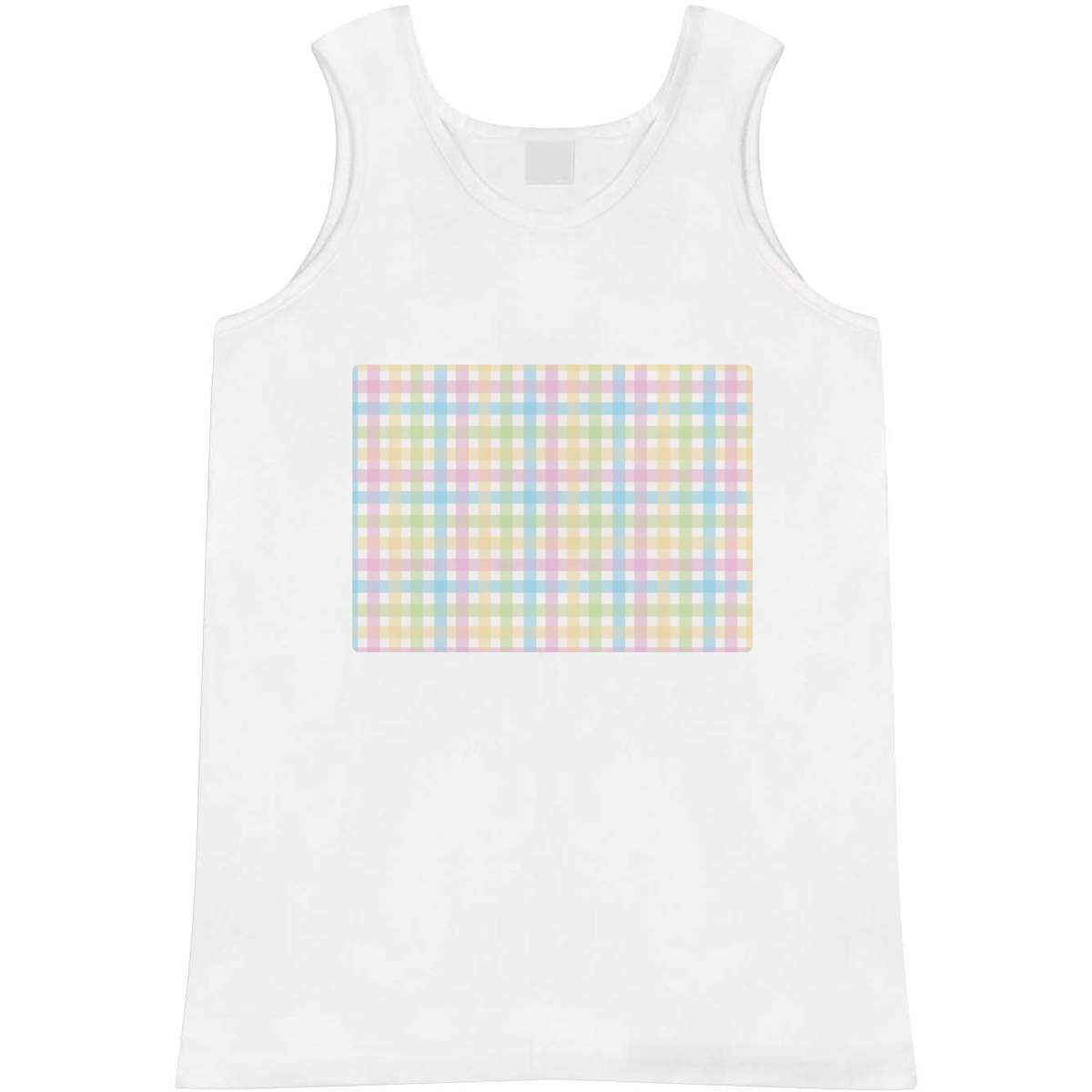 Small 'Check Pattern' Adult Vest / Tank Top (AV00172891)