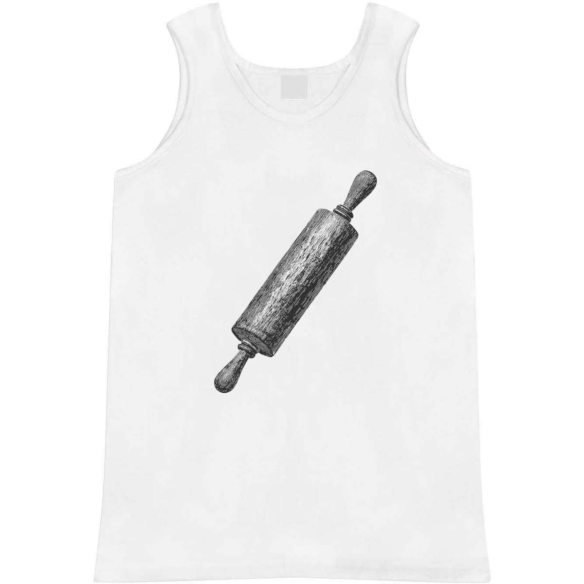 Small 'Wooden Rolling Pin' Adult Vest / Tank Top (AV00176655)
