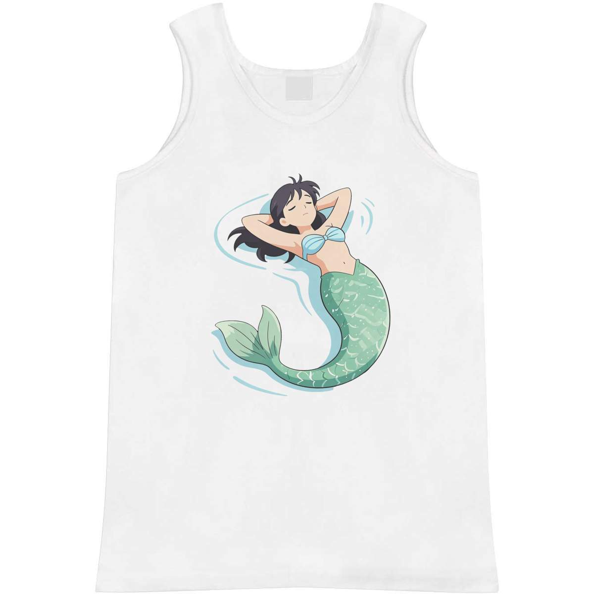 'Mermaid Sunbathing' Adult Vest / Tank Top (AV061003)