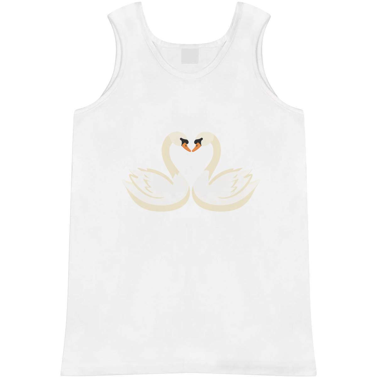 Small 'Swan Couple' Adult Vest / Tank Top (AV00178211)