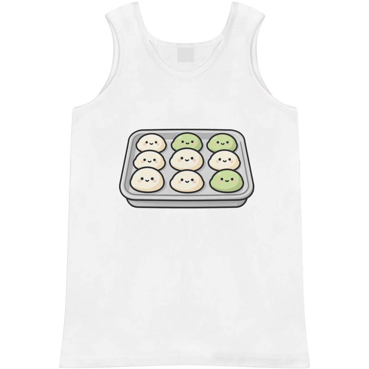 'Baking Tray with Smiling Buns' Adult Vest / Tank Top (AV061391)