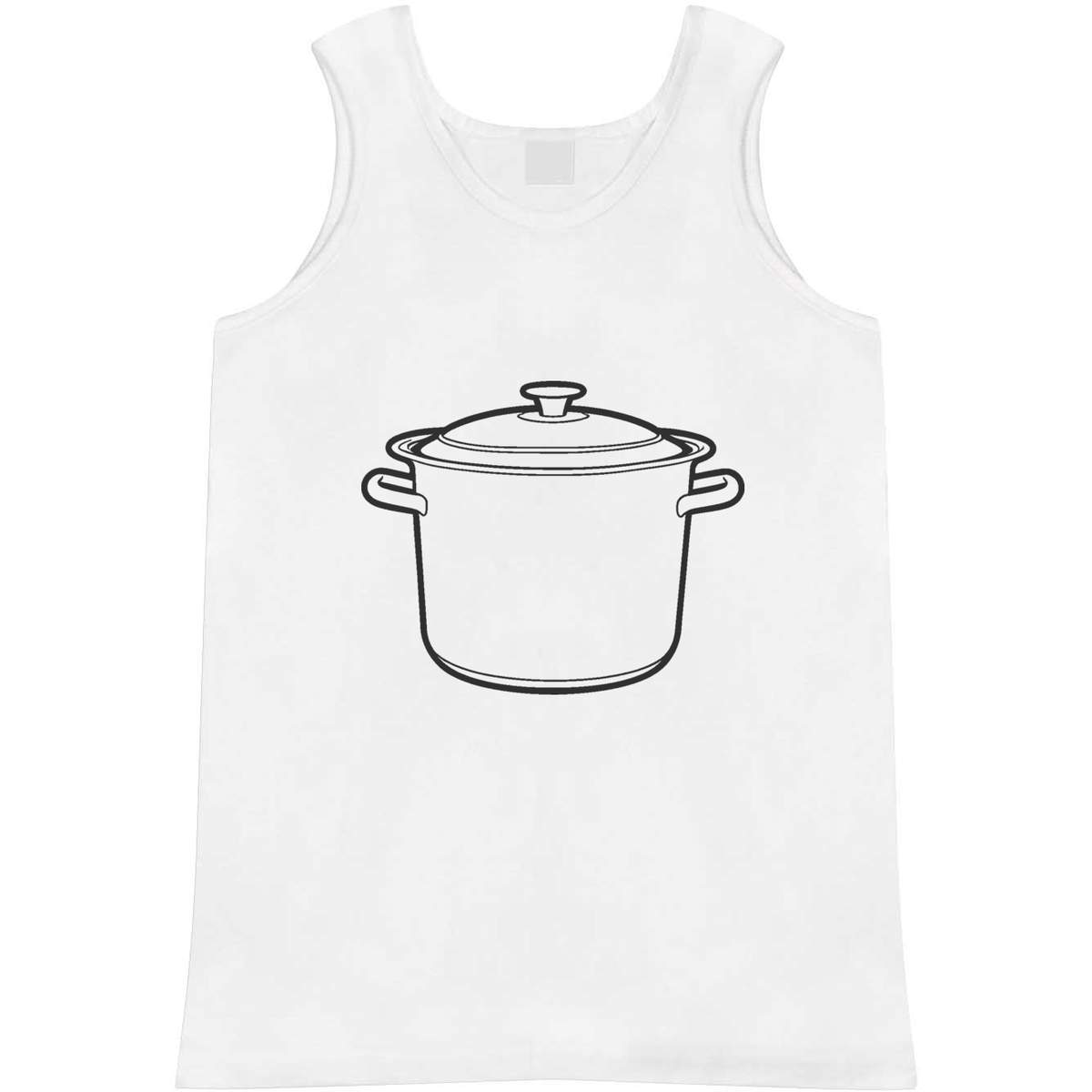 'Stock Pot' Adult Vest / Tank Top - Sleeveless Top for Gym, Training, Running, Sports and Summer (AV061449)