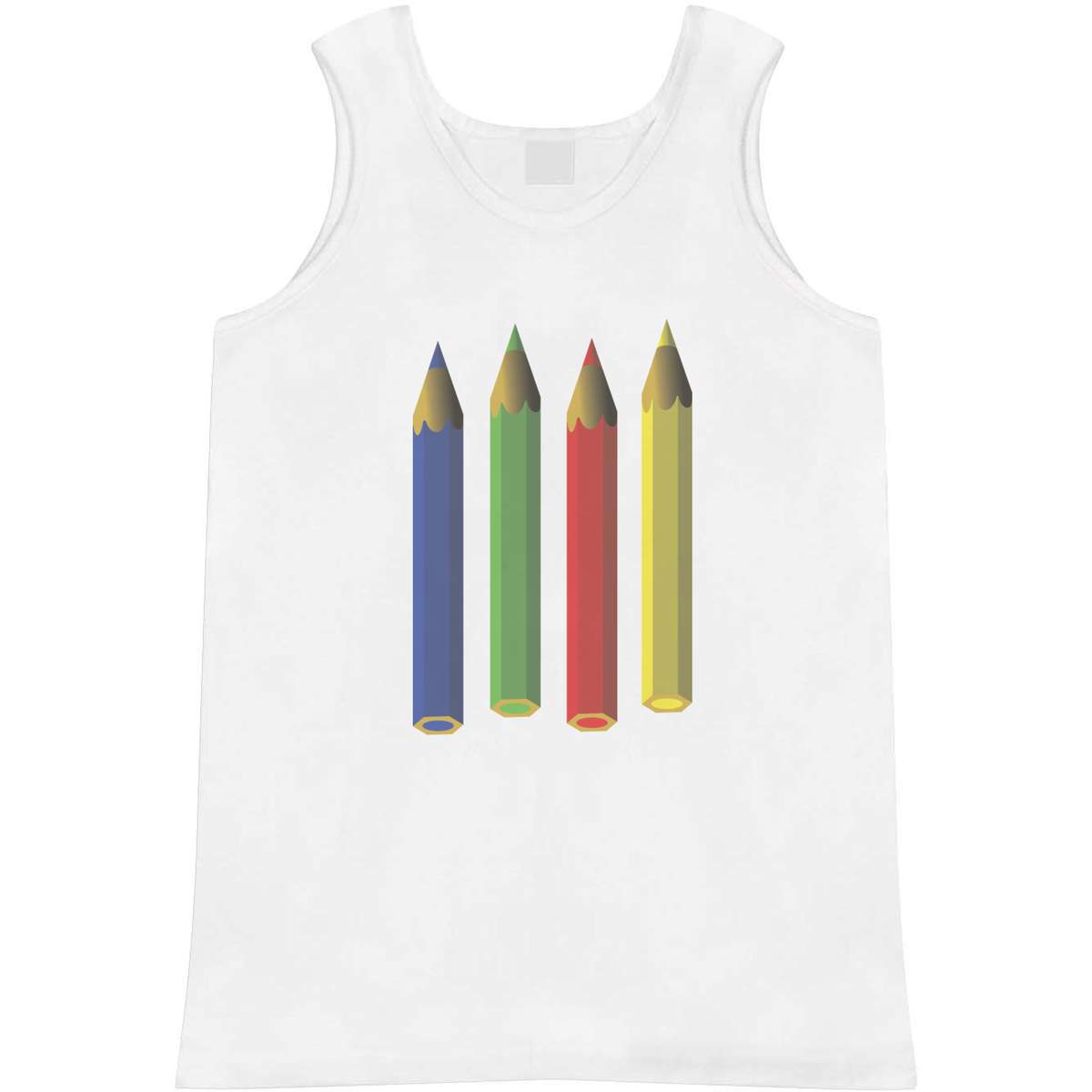 'Colorful Pencils' Adult Vest / Tank Top (AV061536)