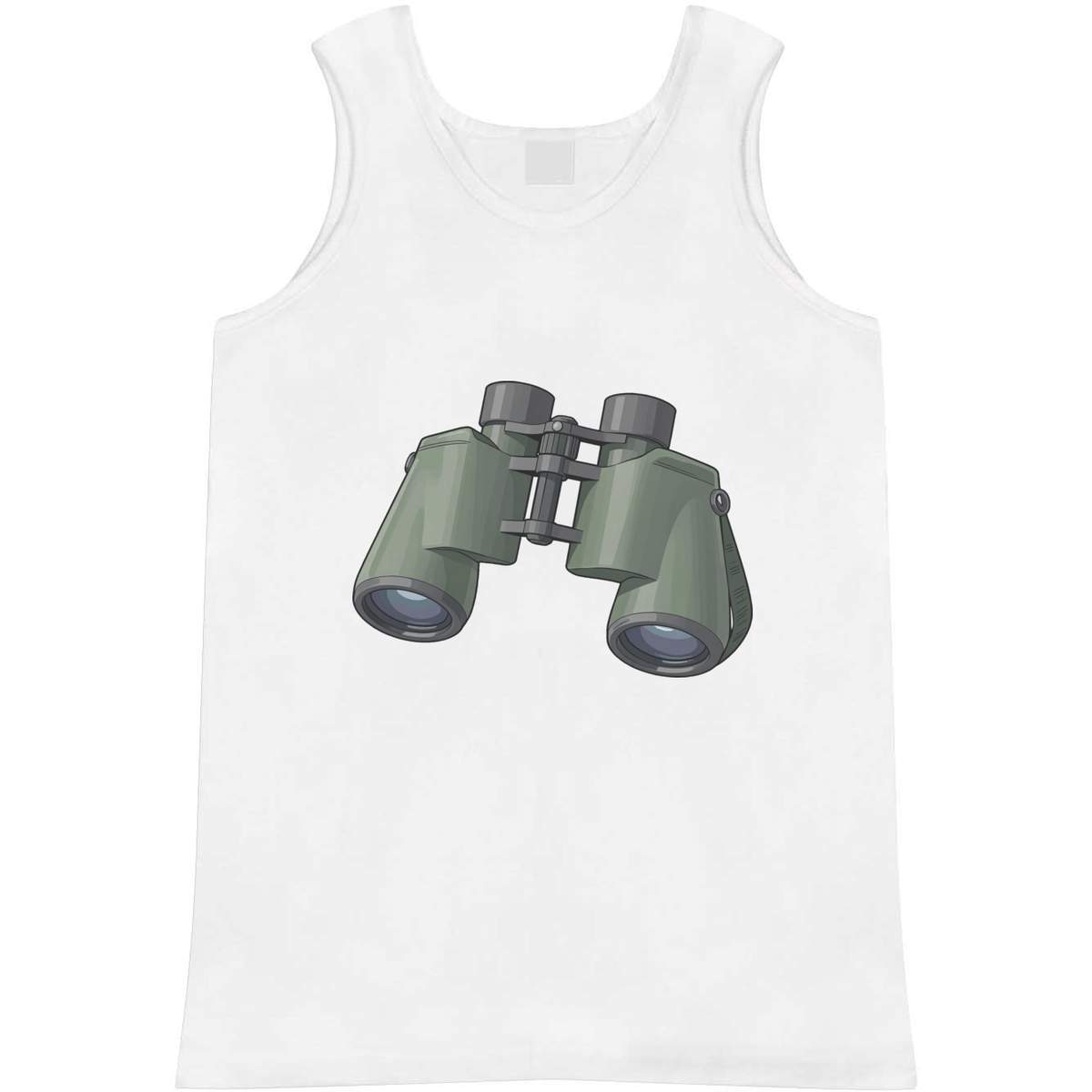 'Binoculars' Adult Vest / Tank Top - Sleeveless Top for Gym, Training, Running, Sports and Summer (AV061839)