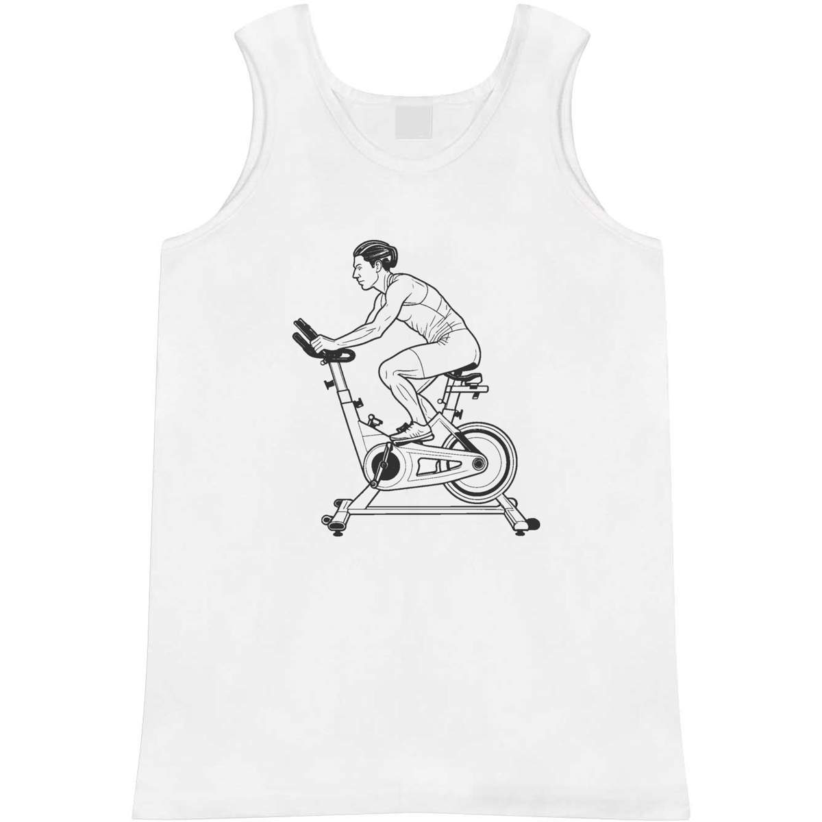 'Spin Bike' Adult Vest / Tank Top (AV061936)