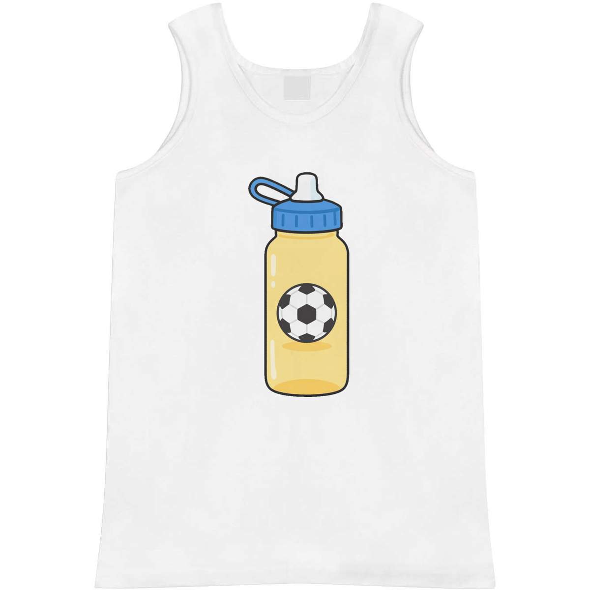 'Sports Water Bottle' Adult Vest / Tank Top - Sleeveless Top for Gym, Training, Running, Sports and Summer (AV062223)