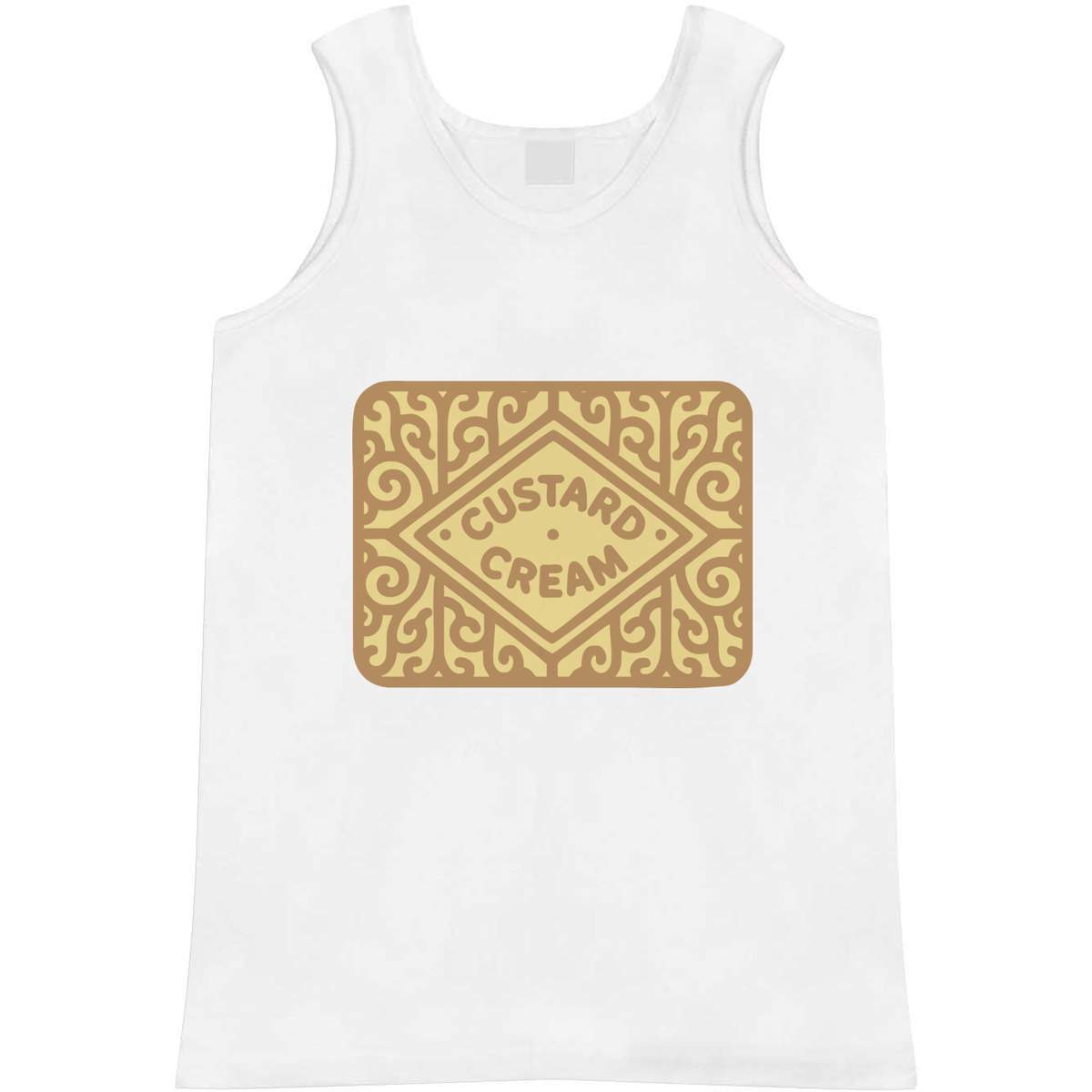 'Custard Cream' Adult Vest / Tank Top (AV062905)
