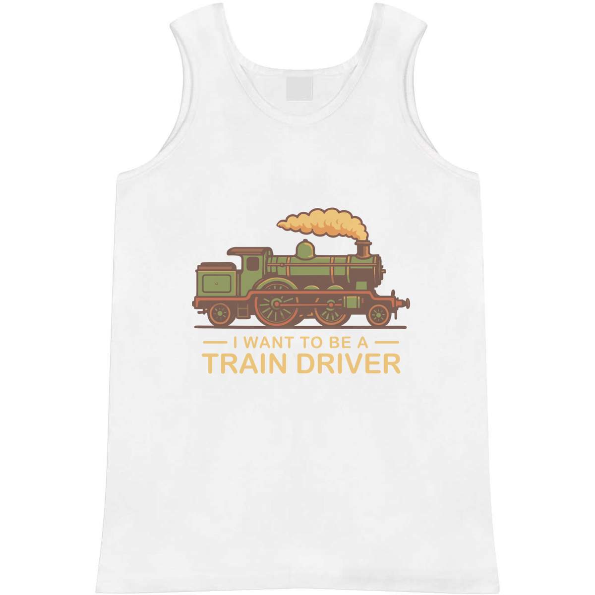 'Aspiring Train Driver' Adult Vest / Tank Top (AV063252)