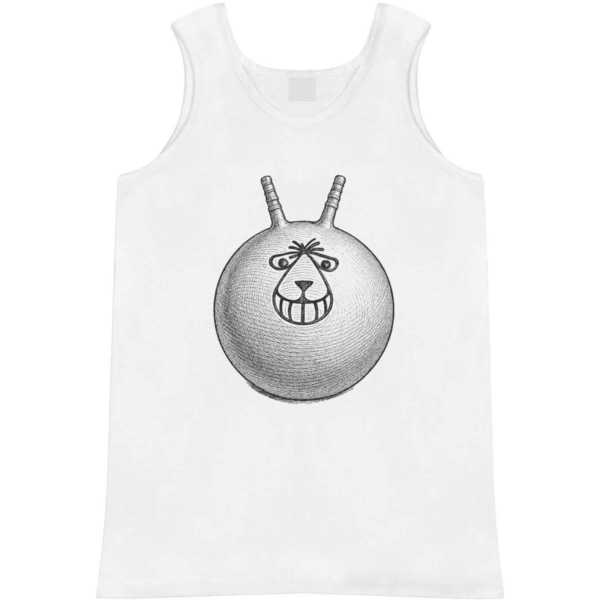 'Funky Space Hopper' Adult Vest / Tank Top - Sleeveless Top for Gym, Training, Running, Sports and Summer (AV063275)