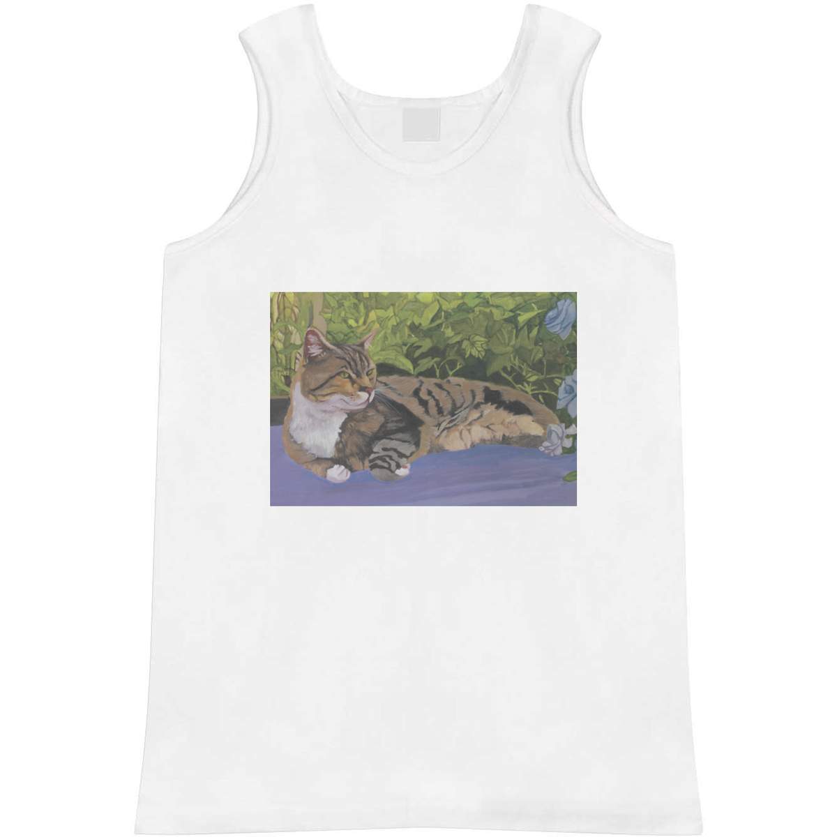 'Minky in the Garden' Adult Vest / Tank Top - Sleeveless Top for Gym, Training, Running, Sports and Summer (AV063314)