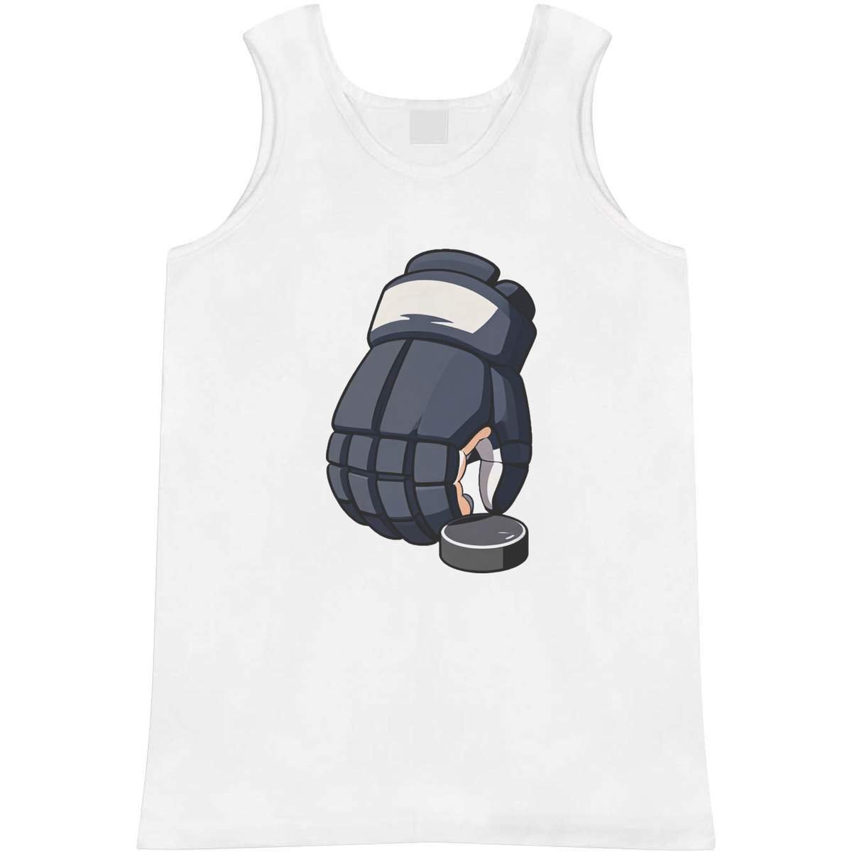 'Hockey Puck & Glove' Adult Vest / Tank Top (AV063528)