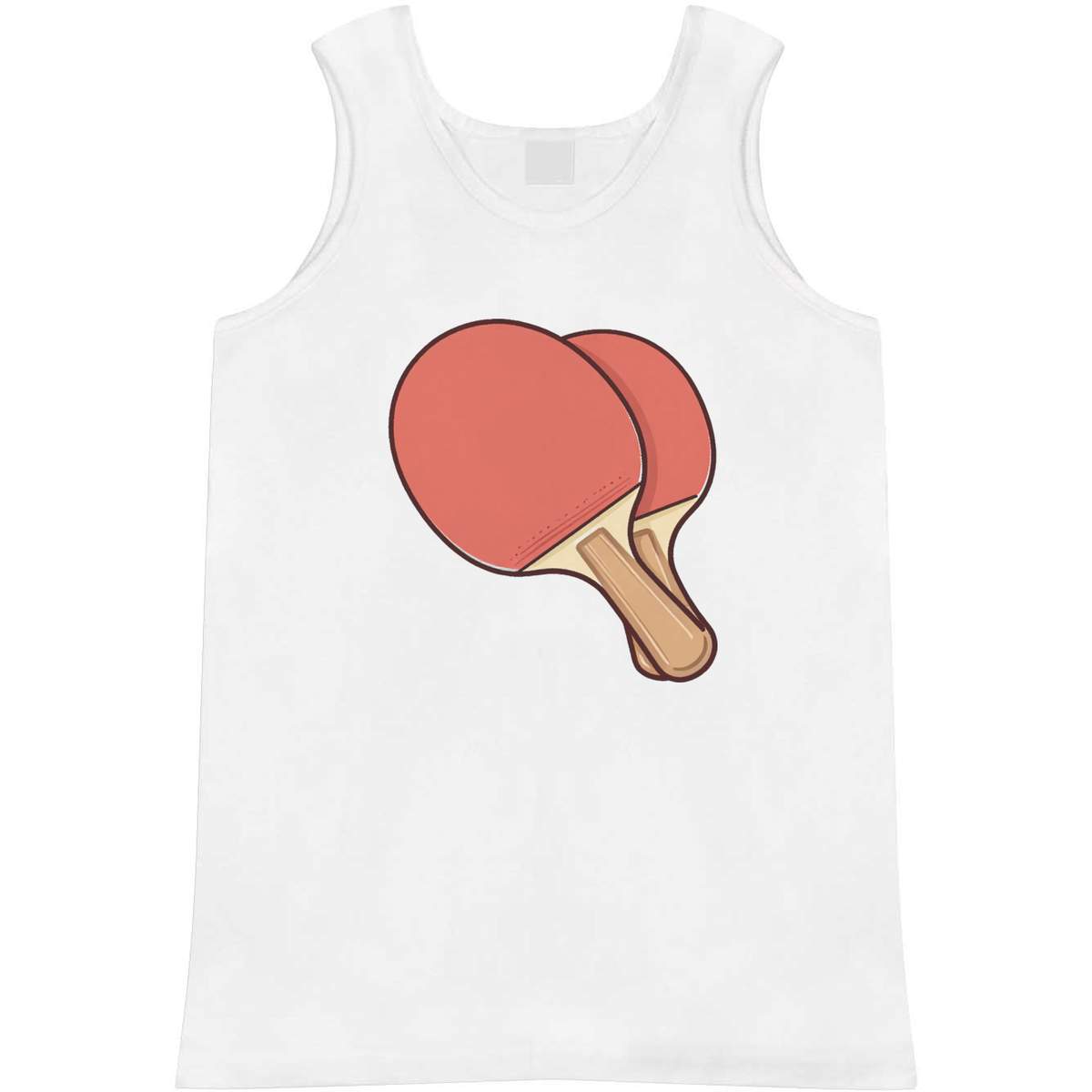 Small 'Table Tennis Paddles' Adult Vest / Tank Top (AV00186255)