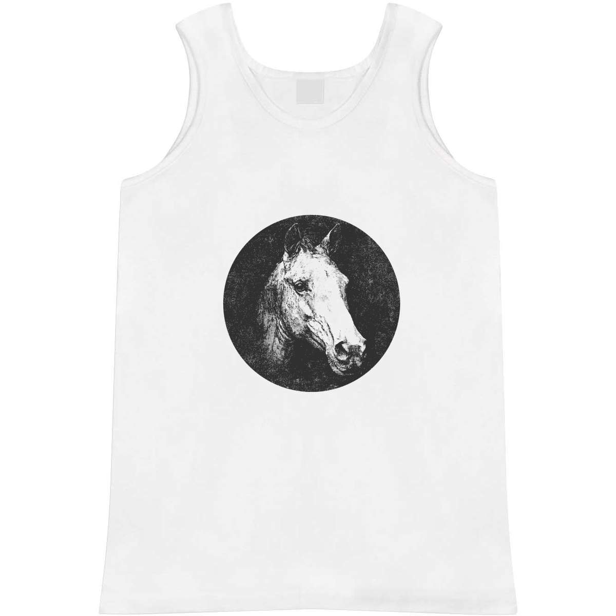 'Horse Portrait' Adult Vest / Tank Top - Sleeveless Top for Gym, Training, Running, Sports and Summer (AV063998)