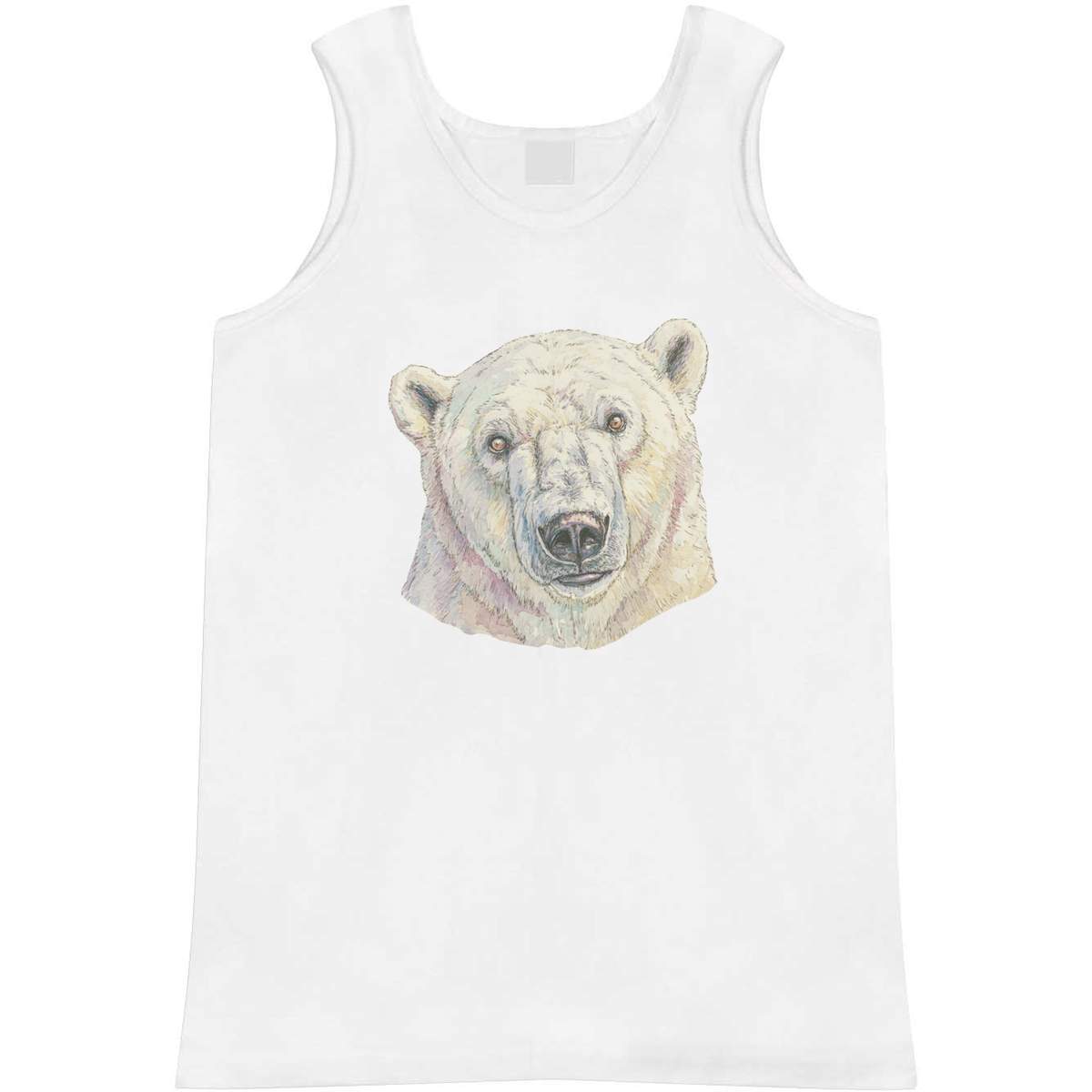 'Polar Bear Portrait' Adult Vest / Tank Top (AV064168)