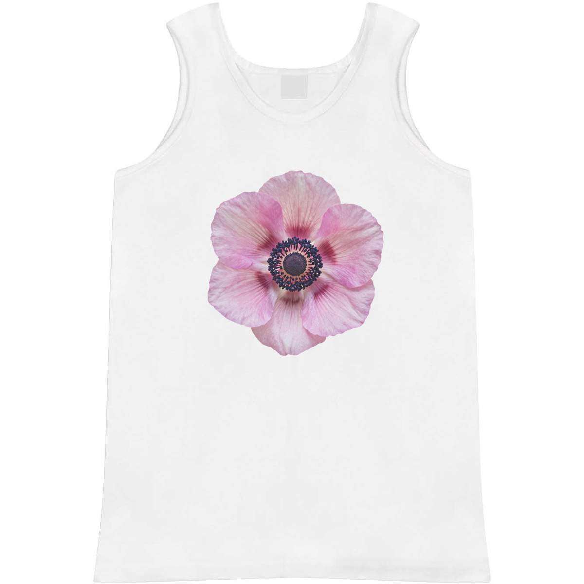 'Anemone Flower' Adult Vest / Tank Top - Sleeveless Top for Gym, Training, Running, Sports and Summer (AV064258)