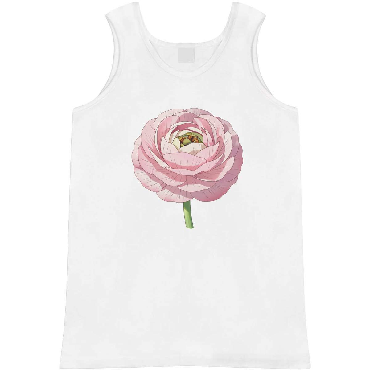 'Ranunculus Flower' Adult Vest / Tank Top - Sleeveless Top for Gym, Training, Running, Sports and Summer (AV064255)