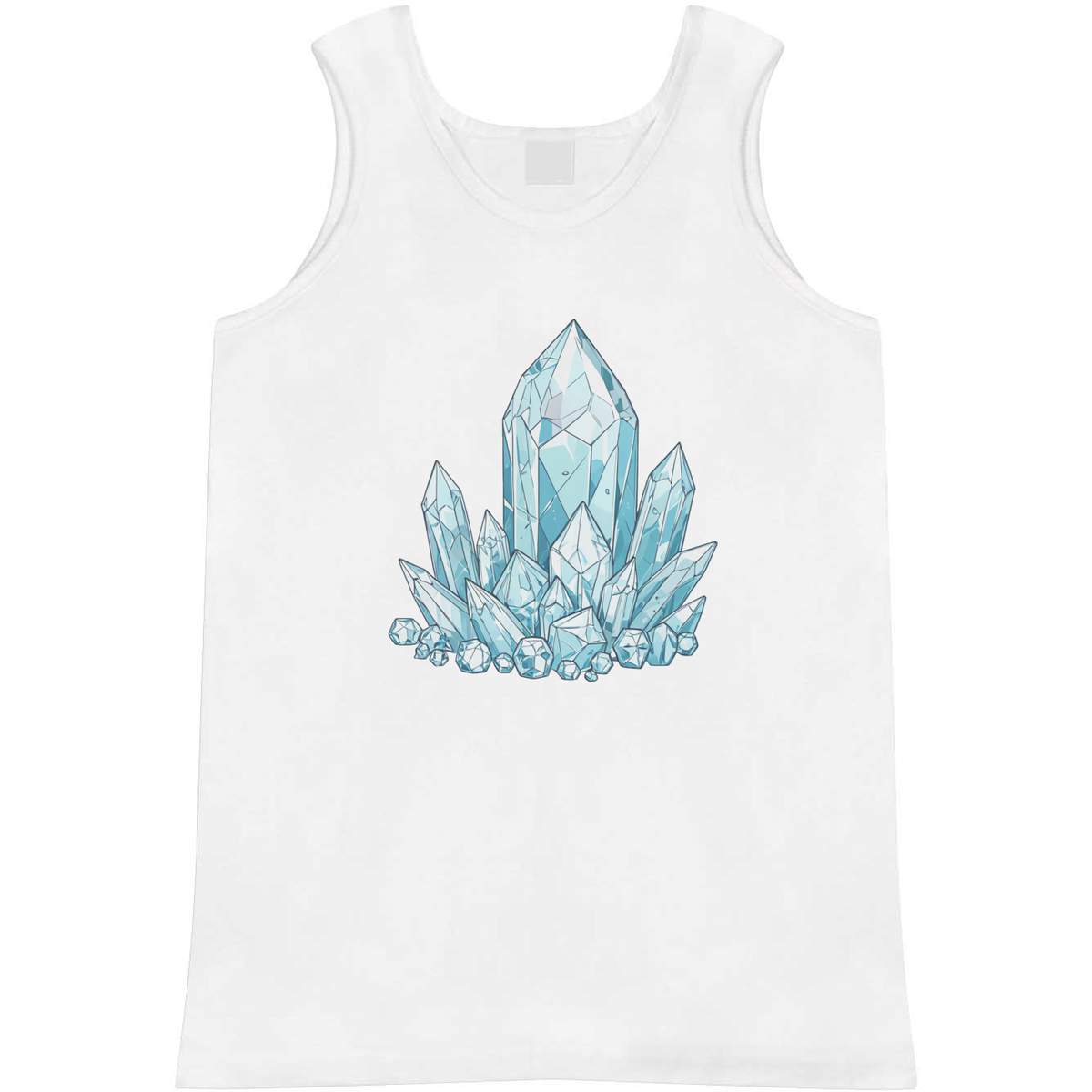 'Crystal Cluster' Adult Vest / Tank Top - Sleeveless Top for Gym, Training, Running, Sports and Summer (AV064298)