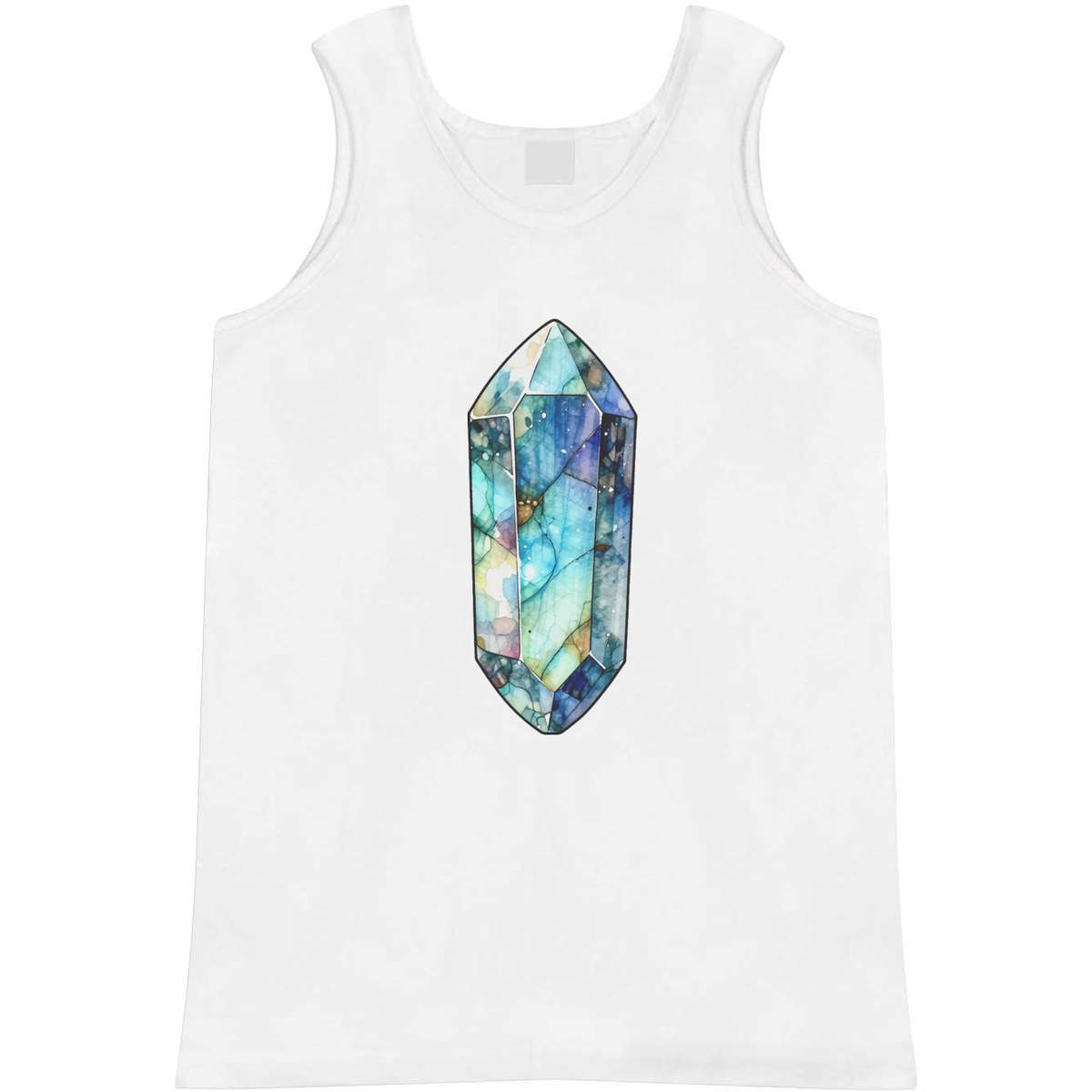 Small 'Labradorite Crystal' Adult Vest / Tank Top (AV00188403)