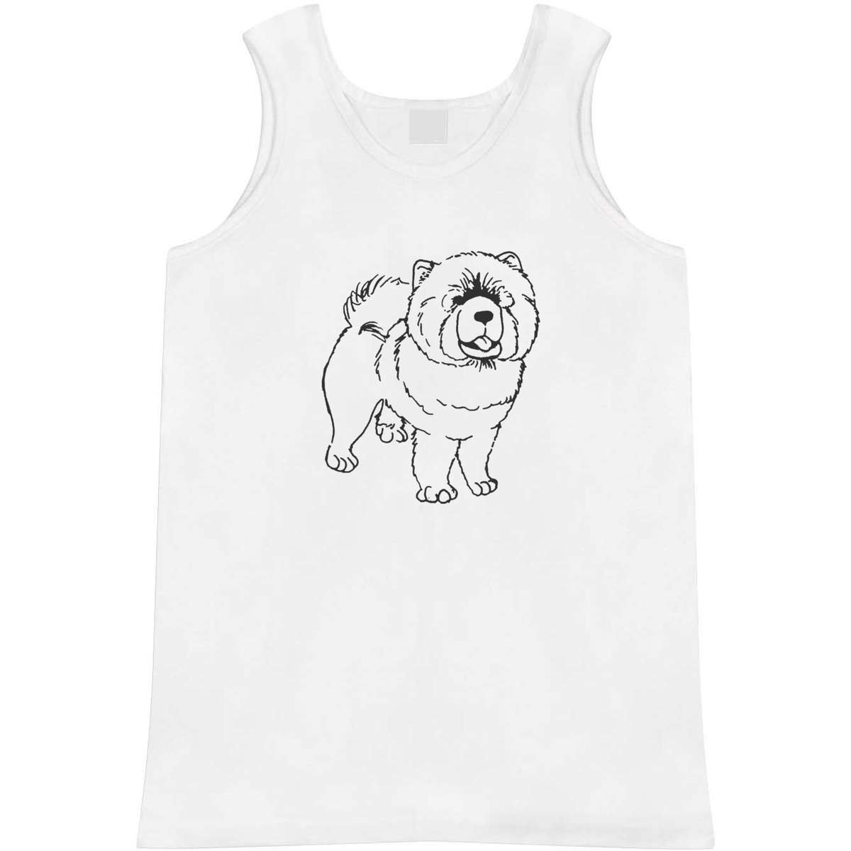 Extra Large 'Chow Chow Dog' Adult Vest / Tank Top (AV00024740)