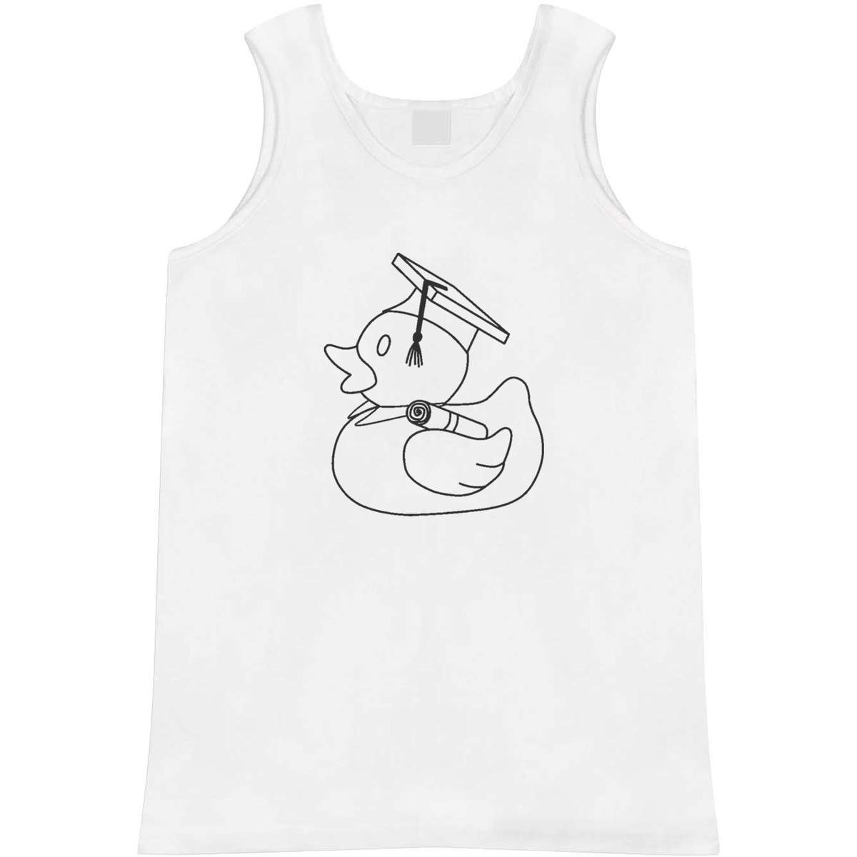 Extra Large 'Graduation Duck' Adult Vest / Tank Top (AV00053468)