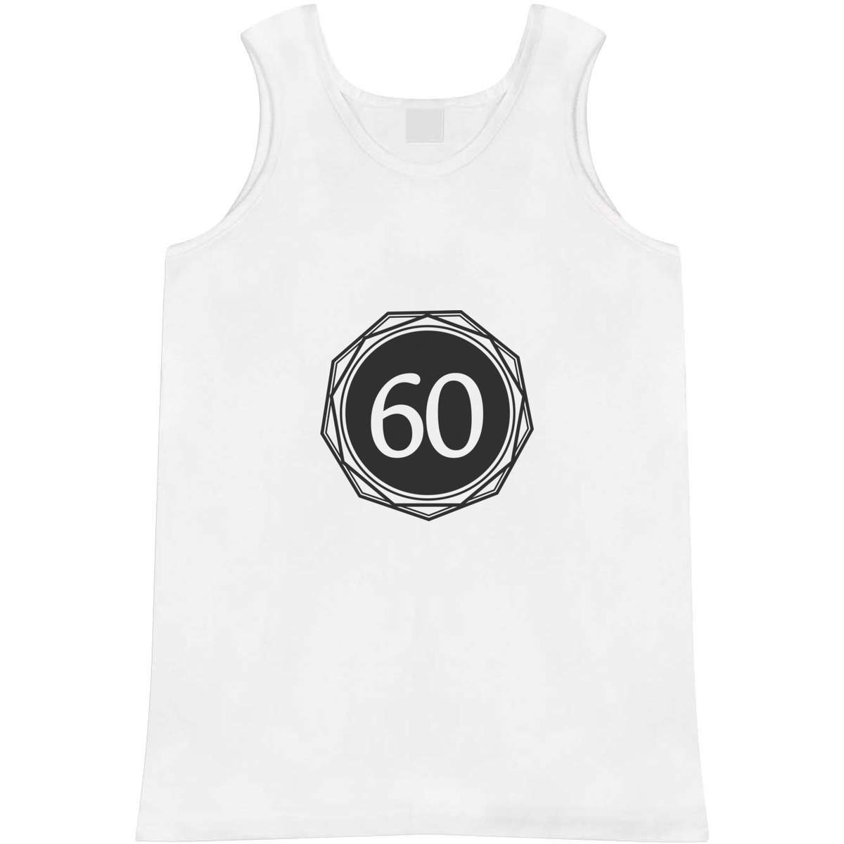 Extra Large '60th Wedding Anniversary' Adult Vest / Tank Top (AV00062244)