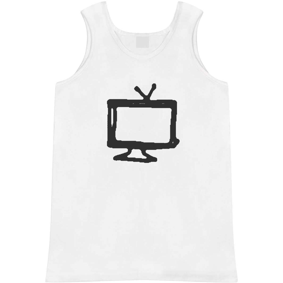 Extra Large 'Television' Adult Vest / Tank Top (AV00066036)