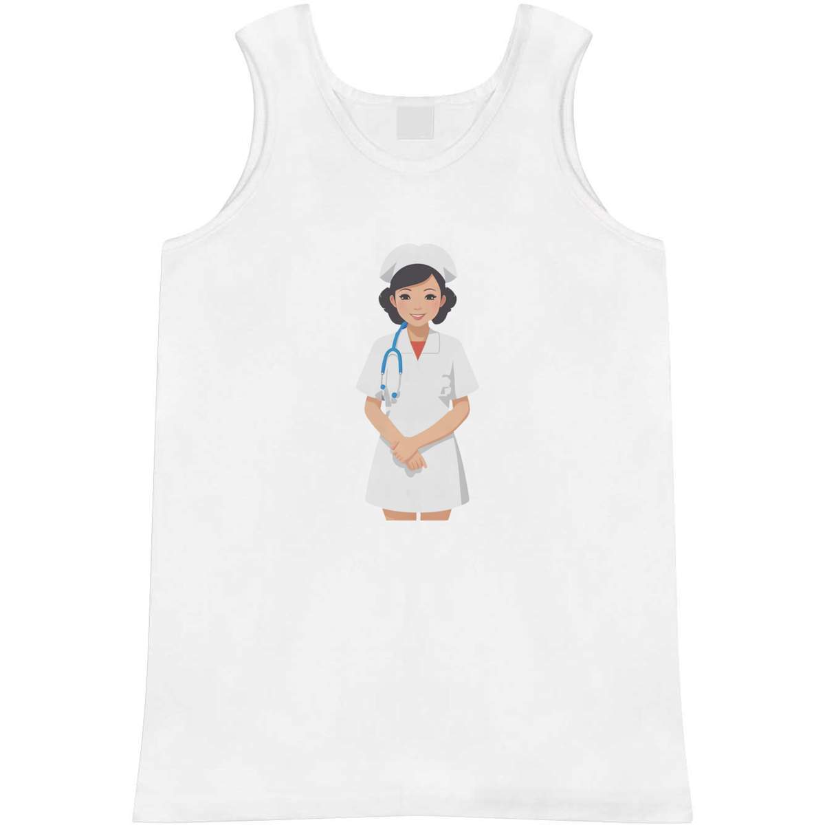 Extra Large 'Smiling Nurse' Adult Vest / Tank Top (AV00115618)