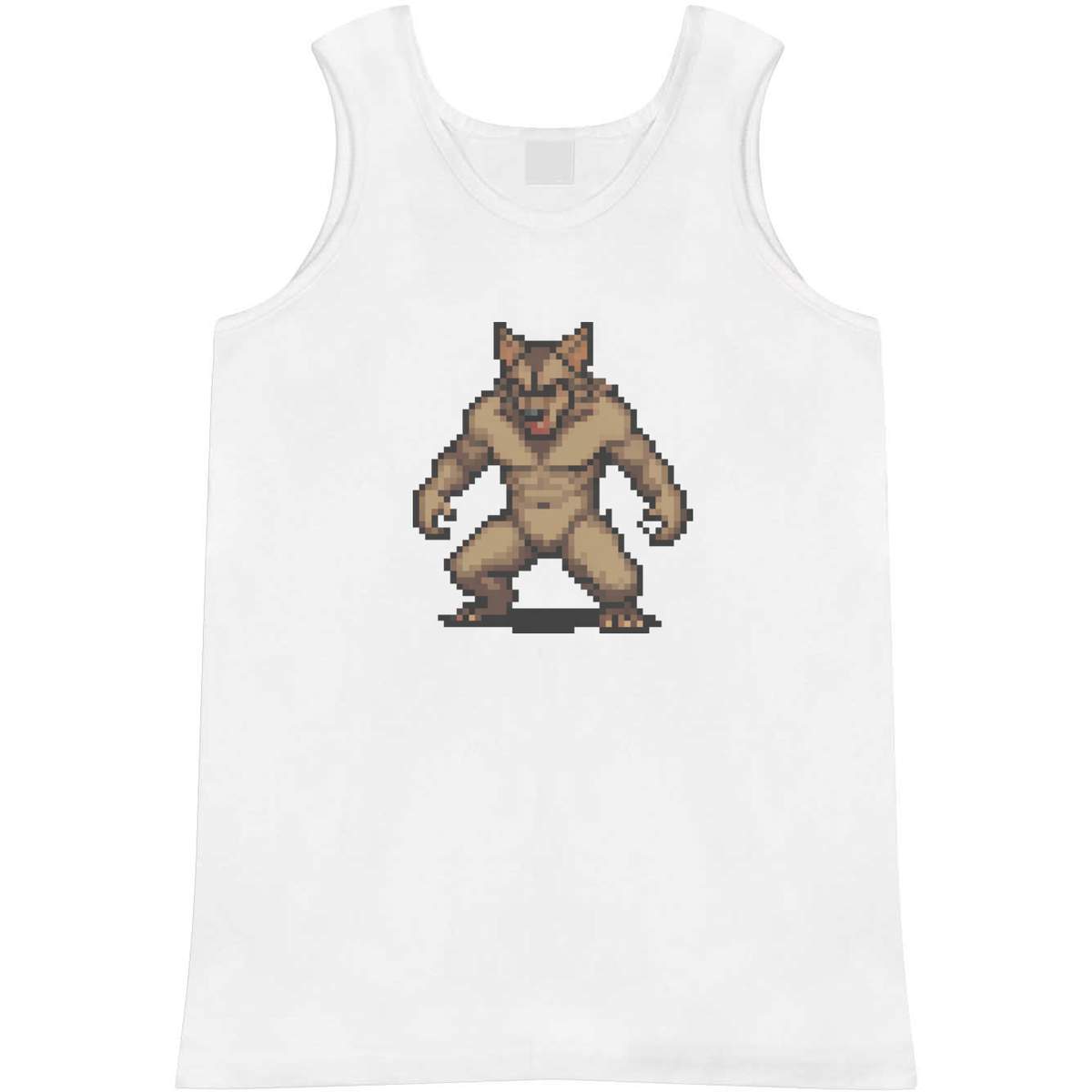 Extra Large 'Pixel Art Werewolf' Adult Vest / Tank Top (AV00115962)