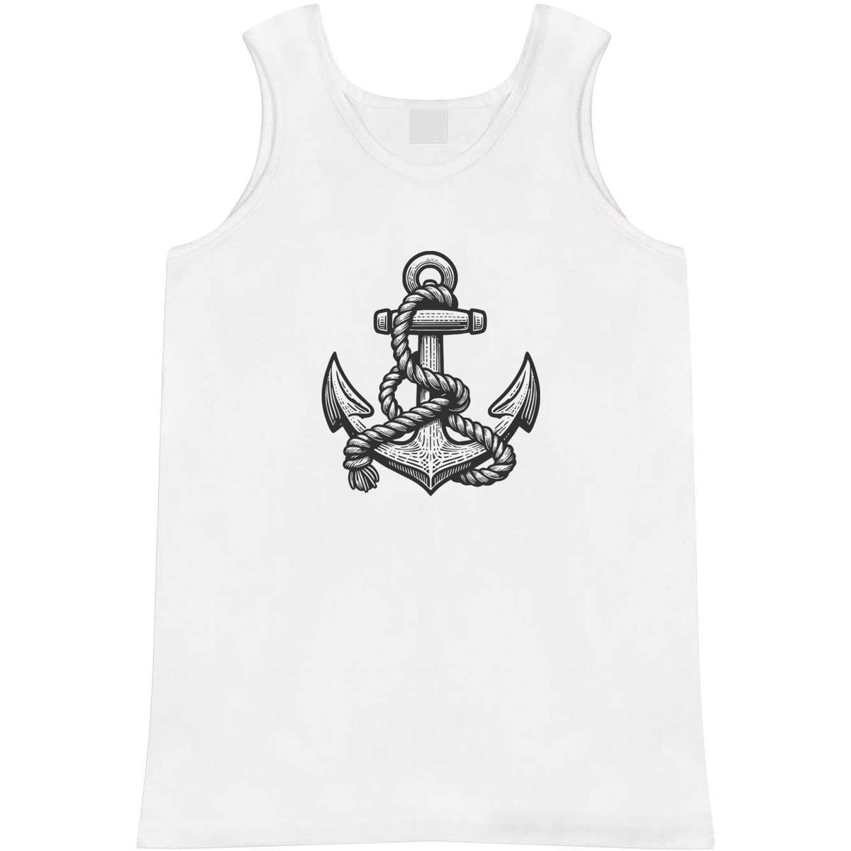 Extra Large 'Anchor and Rope' Adult Vest / Tank Top (AV00121350)